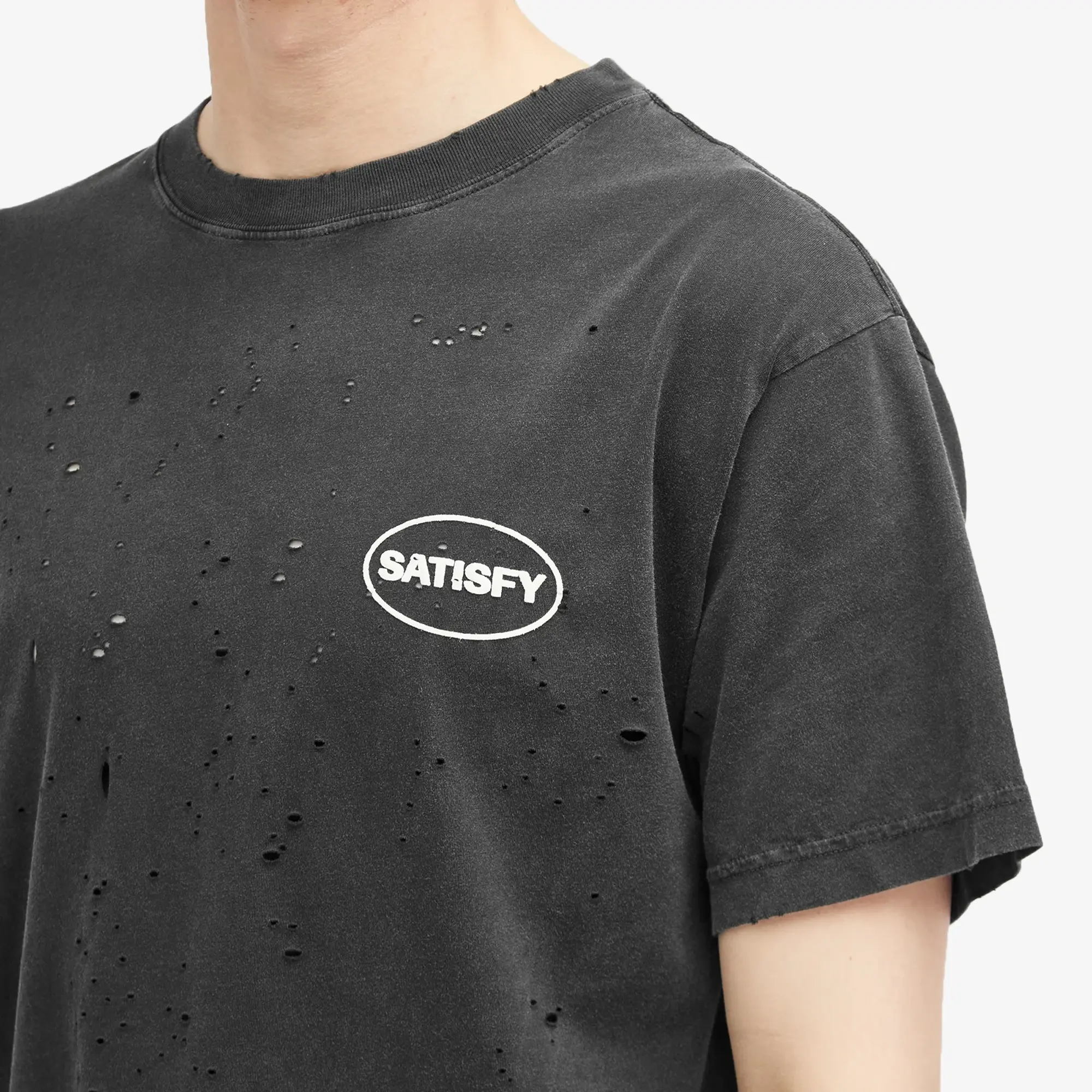 Satisfy MothTech T-Shirt - Black, Black