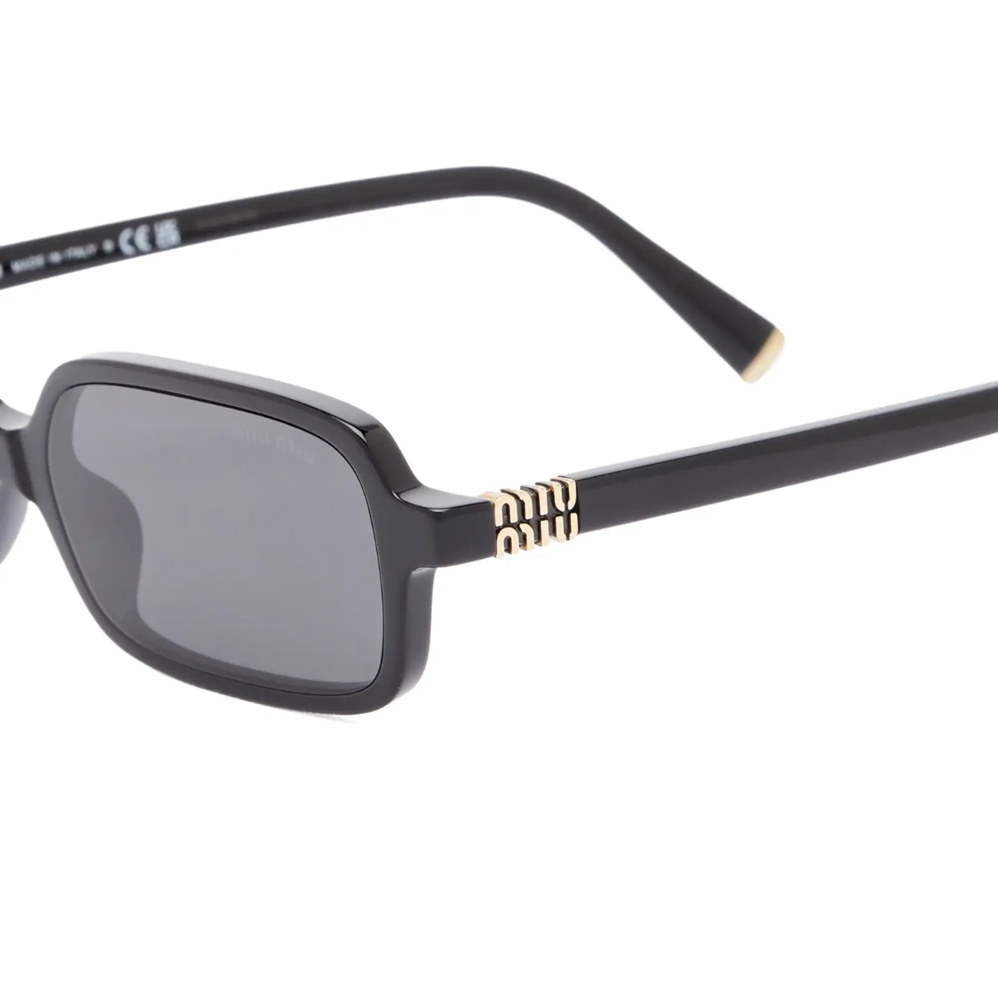 Miu Miu Eyewear Women's 11ZS Sunglasses Black/Dark Grey