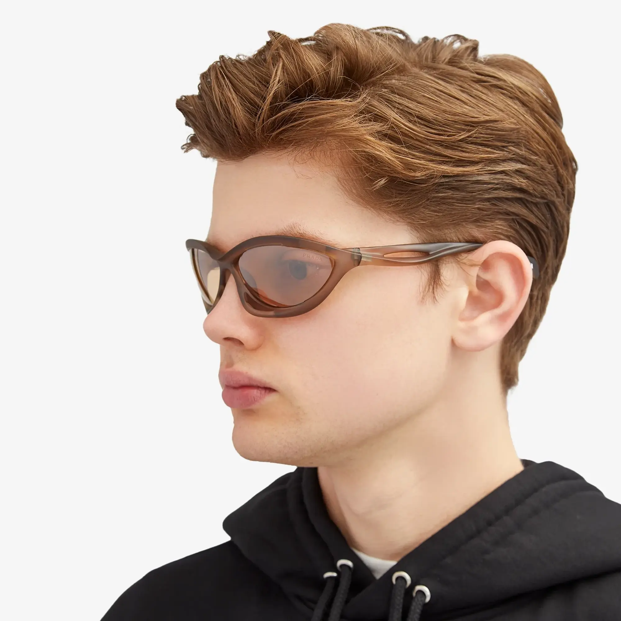 yudai】PRADA frosted sunglasses Prada Vtg Frosted Sunnglasses