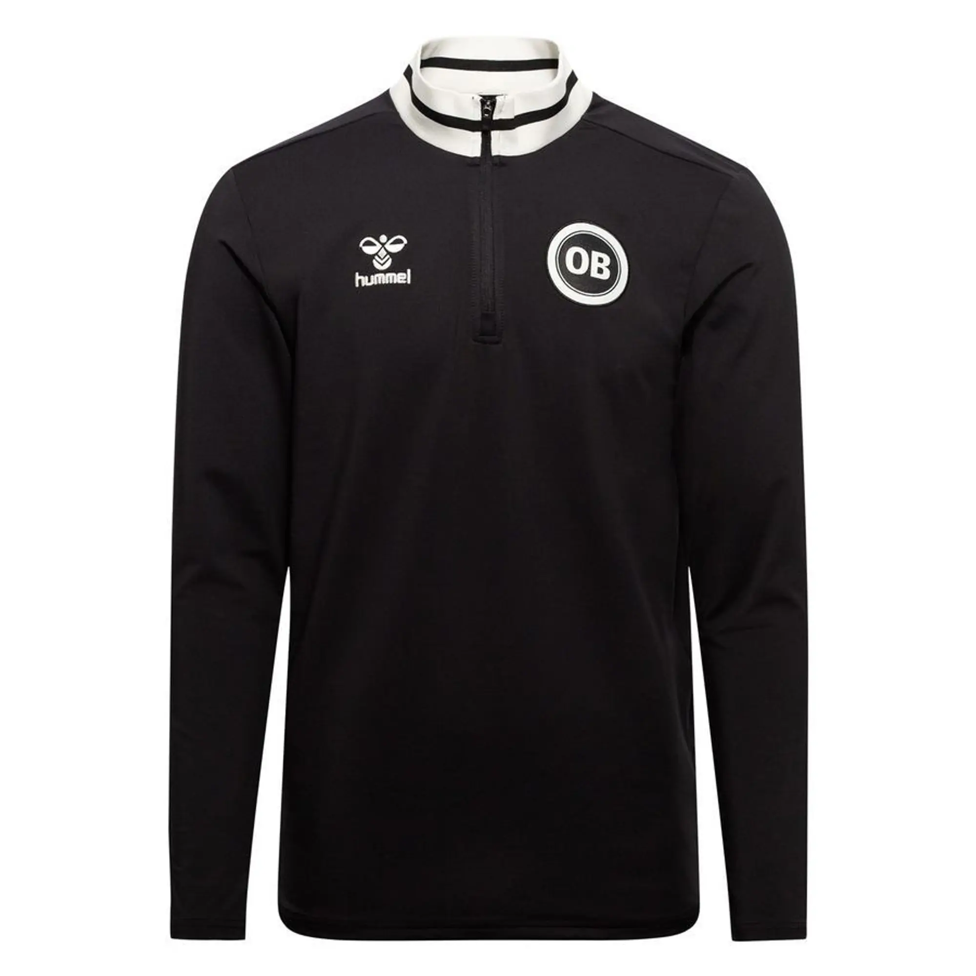 Hummel Odense Boldklub Training Shirt Pre Match Half Zip - Black Kids - ['Black']