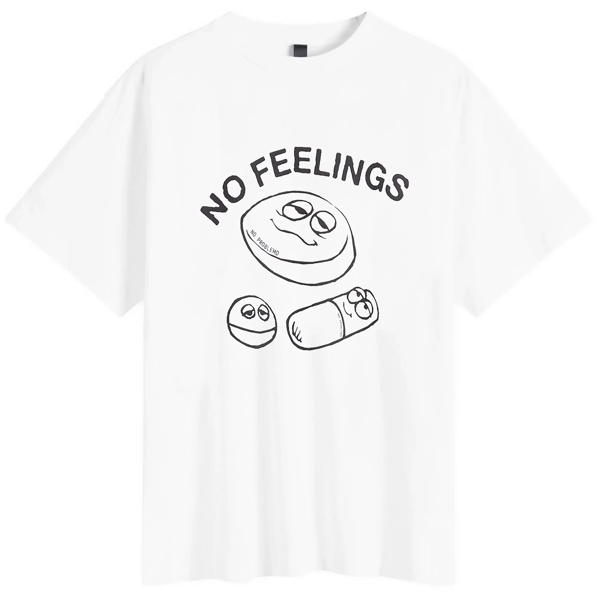 No Problemo Hard Feelings T-Shirt, White