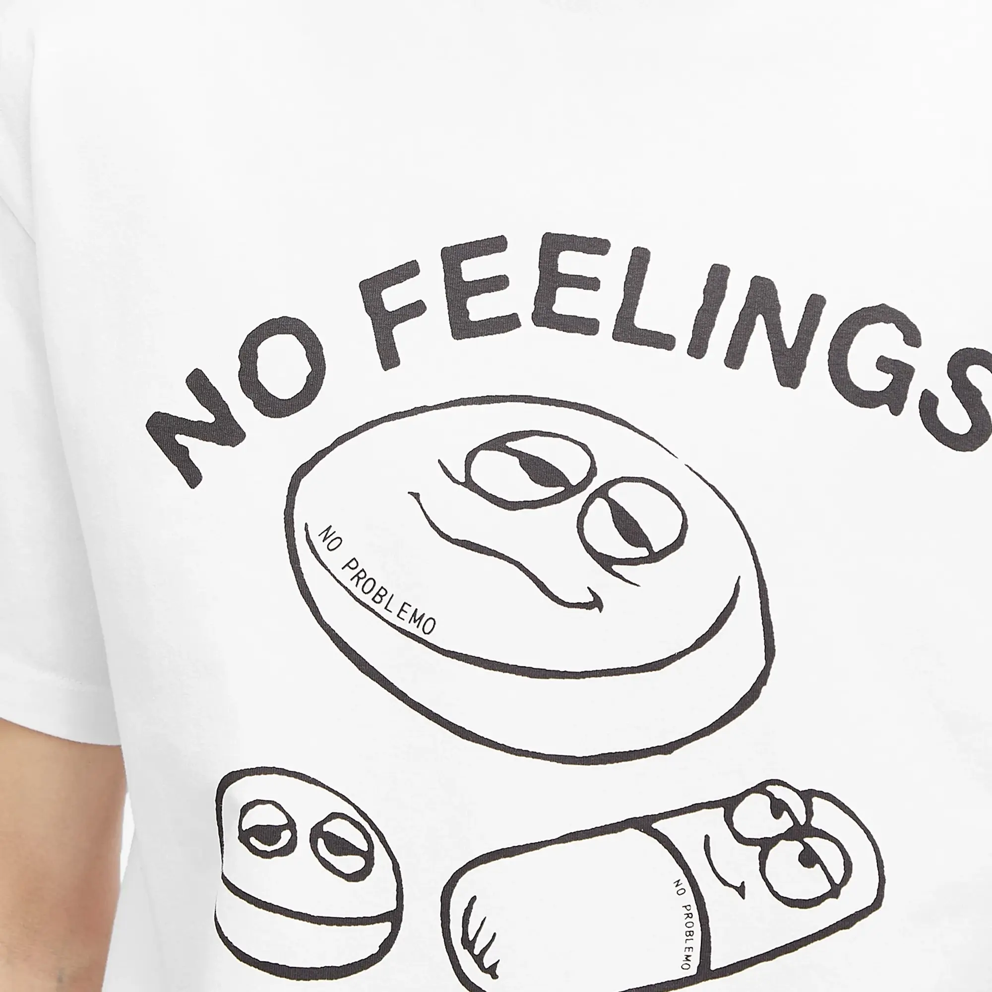 No Problemo Hard Feelings T-Shirt, White