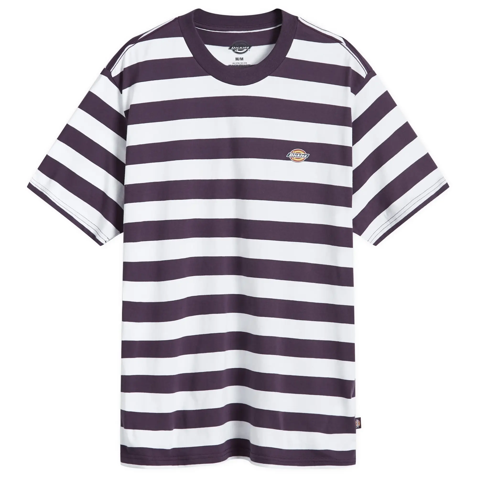 Dickies Men's Rivergrove Stripe T-Shirt Plum Perfect