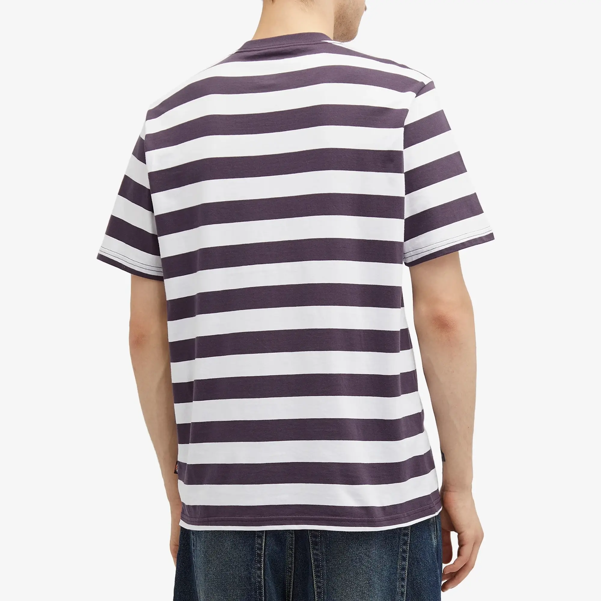 Dickies Men's Rivergrove Stripe T-Shirt Plum Perfect