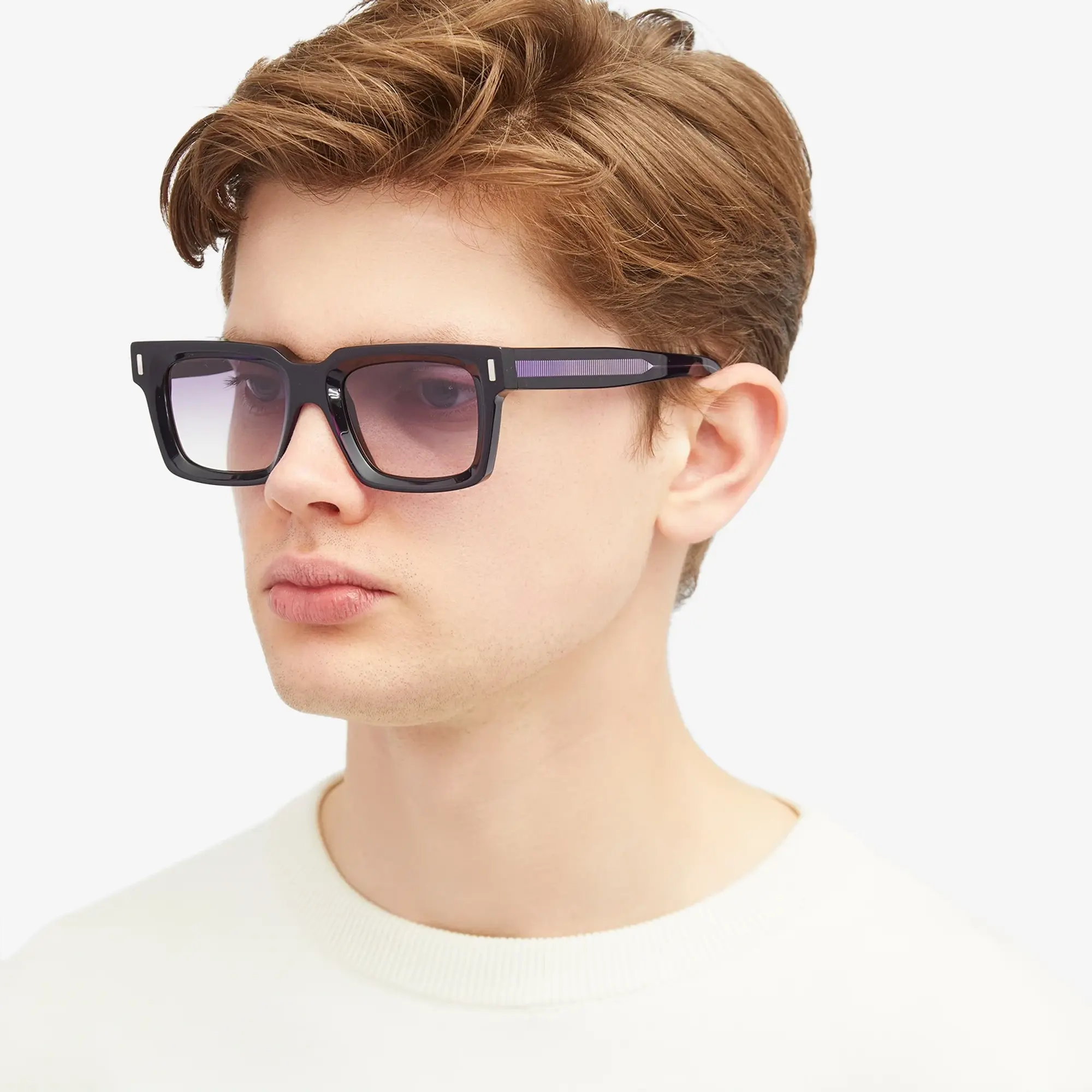 Cutler and Gross 1386 Sunglasses Black/Purple