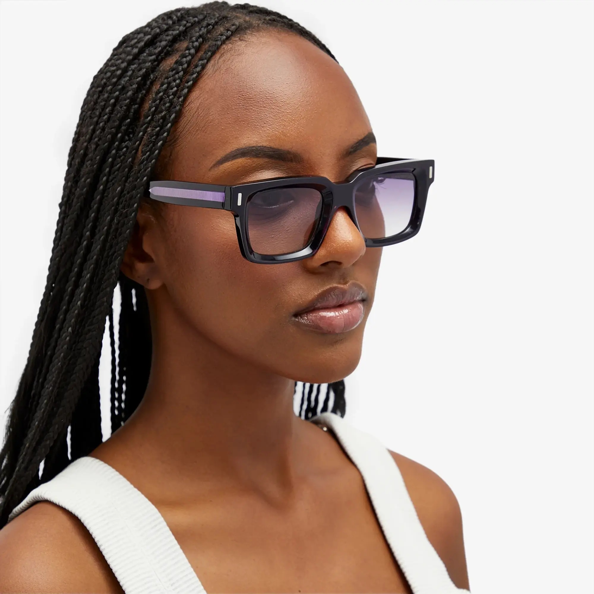 Cutler and Gross 1386 Sunglasses Black/Purple