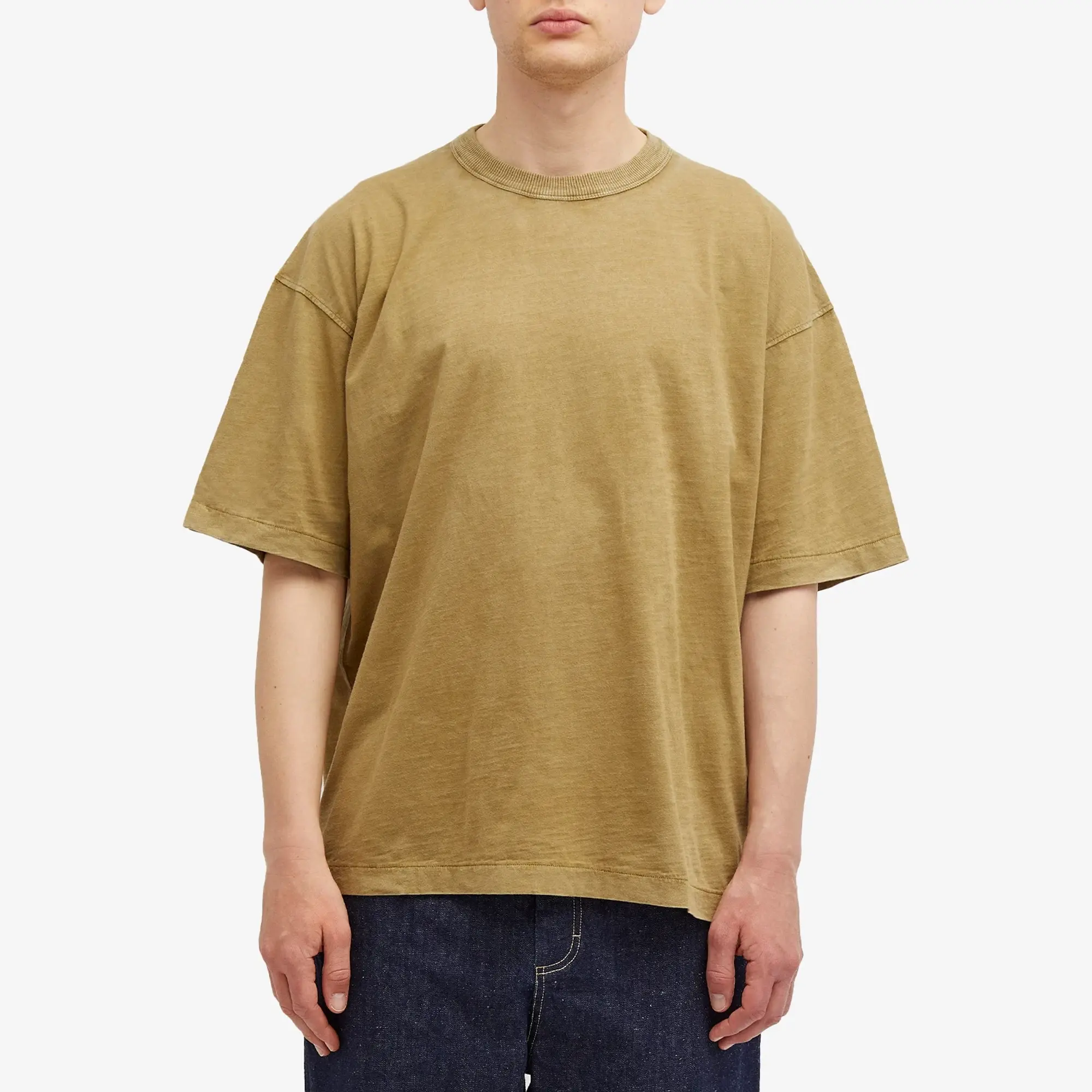 YMC Men's Triple T-Shirt Olive
