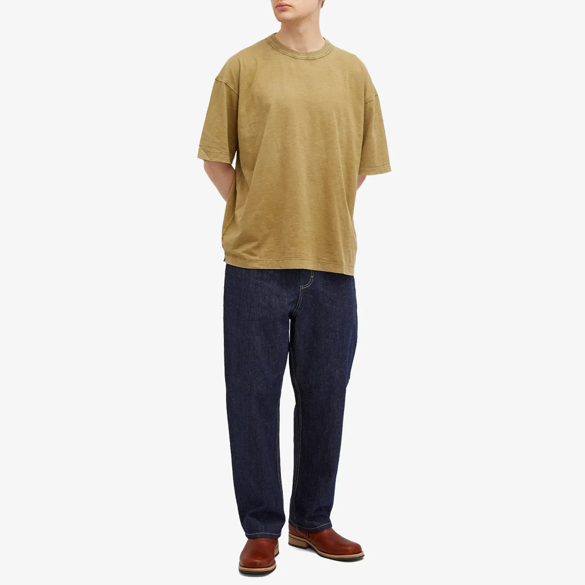 YMC Men's Triple T-Shirt Olive