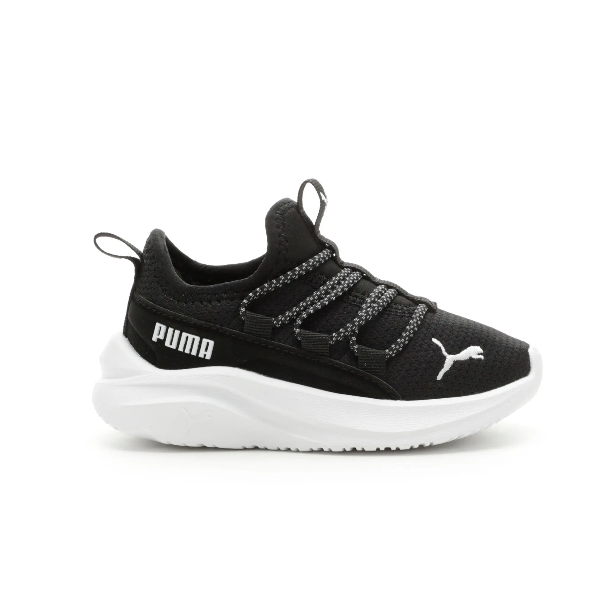 Puma Baby Toddler Unisex One4All Slip On Shoes - Black Mesh