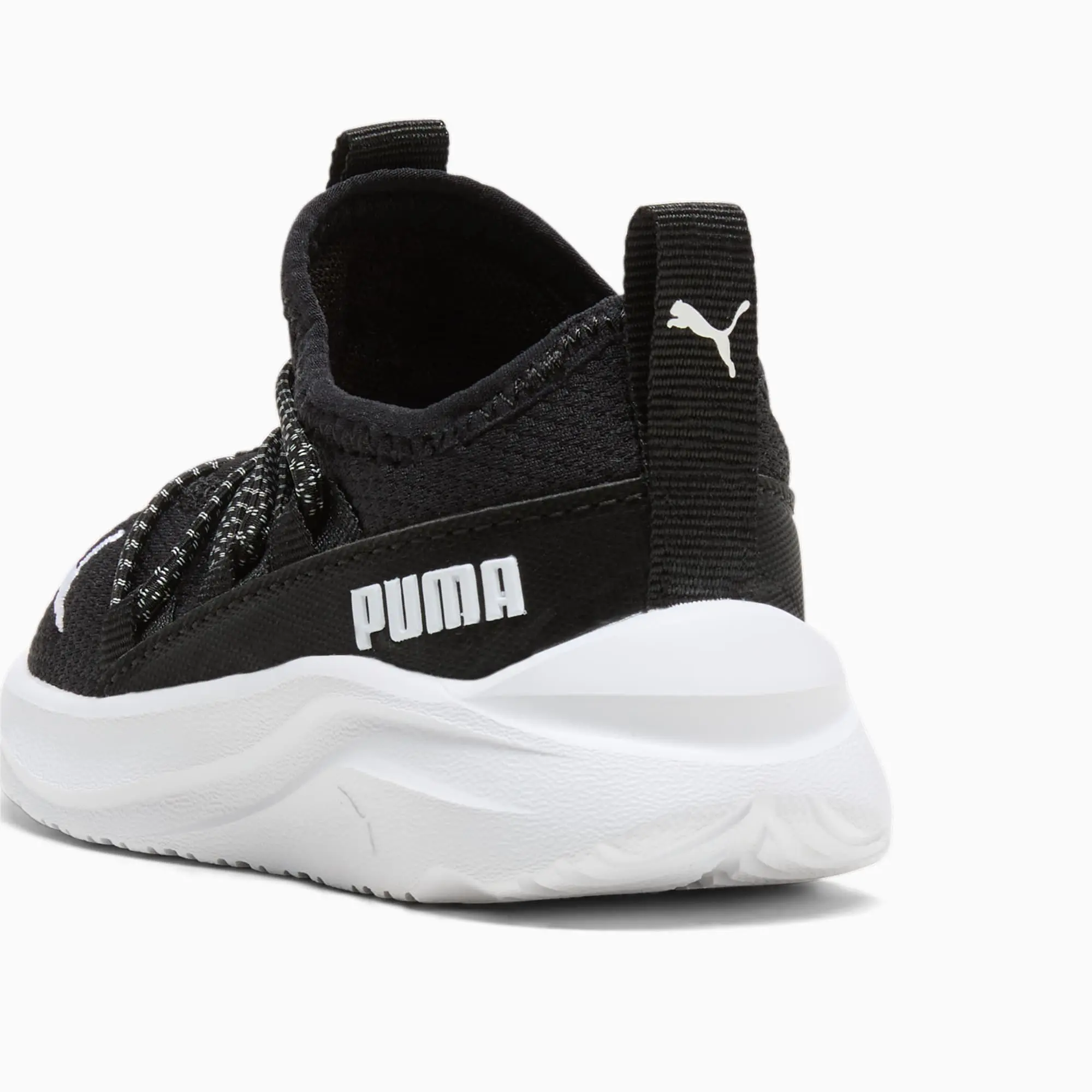 Puma Baby Toddler Unisex One4All Slip On Shoes - Black Mesh