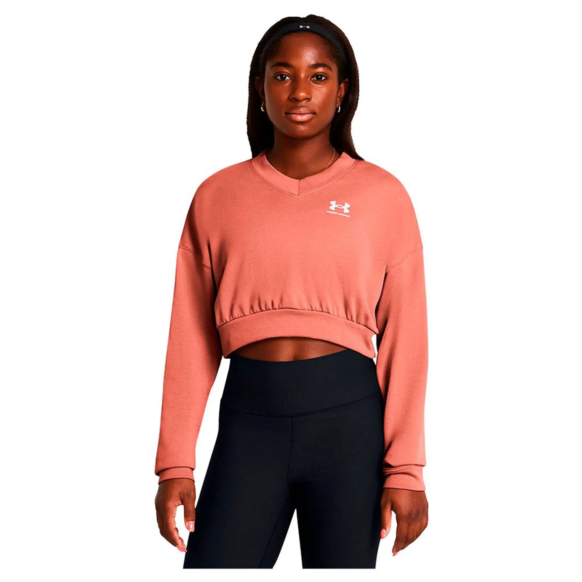 Under Armour Rival Terry Os Crop Crew Sweatshirt