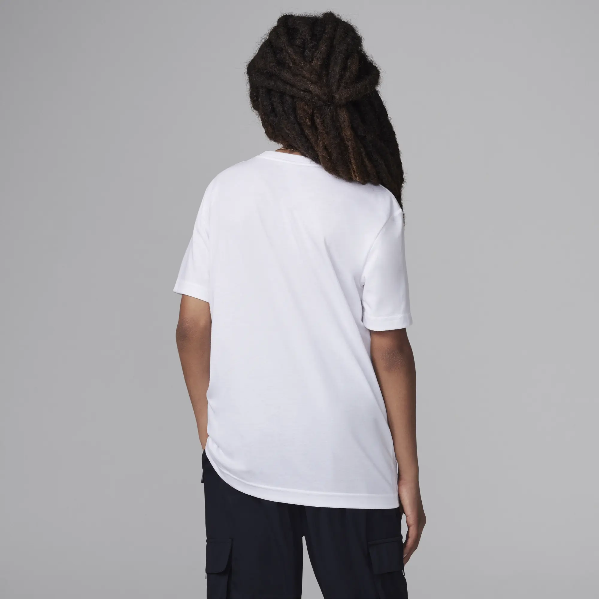 Nike Jordan Older Kids' Jumpman Air Embroidered T-Shirt - White