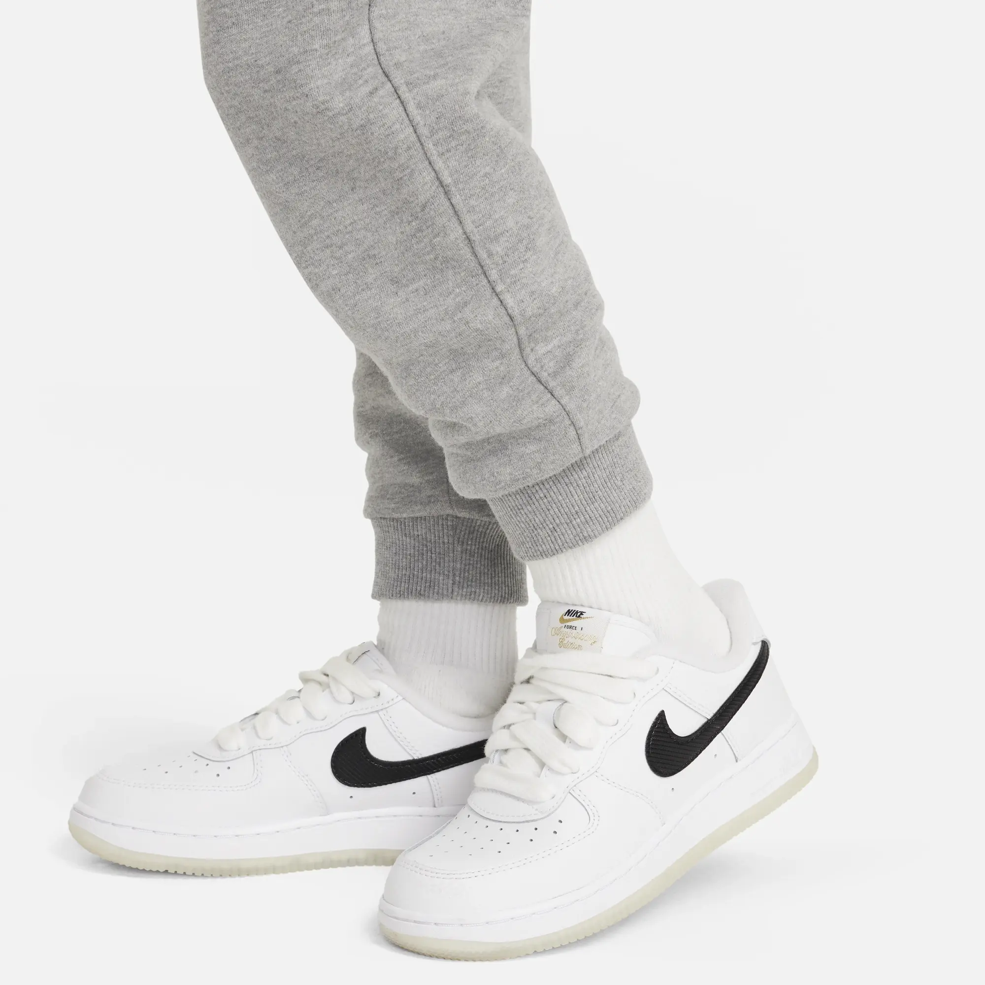 Nike Sportswear Club Fleece Joggers Younger Kids' Trousers - Dark Grey Heather - Fleece