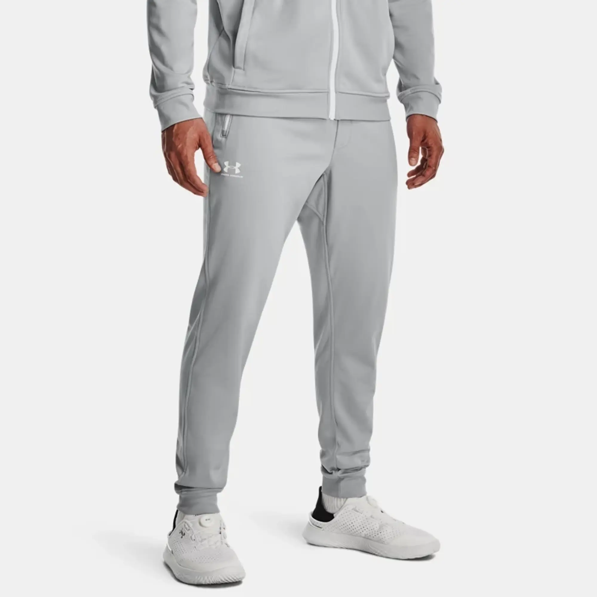 Men's  Under Armour  Sportstyle Joggers Mod Gray / White L