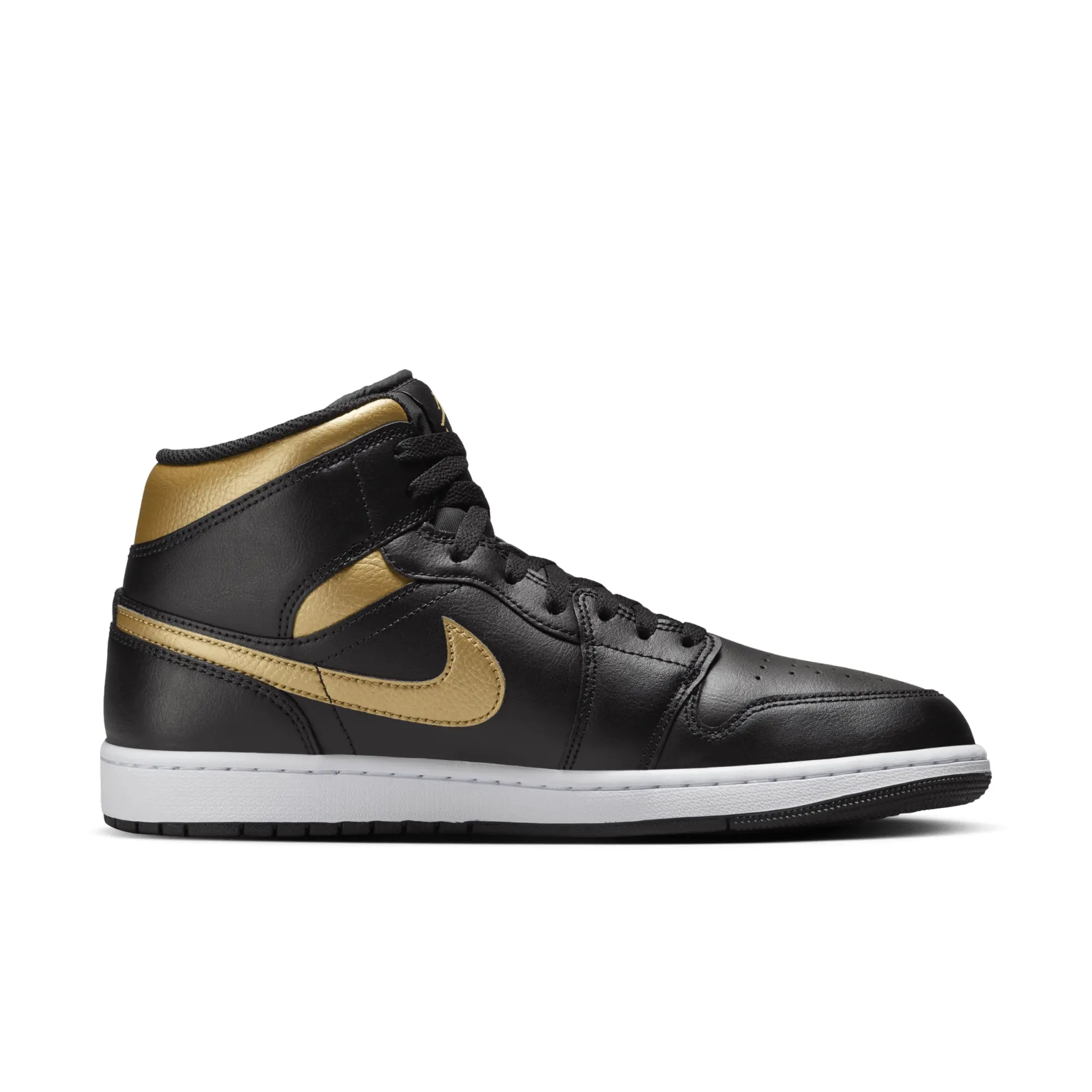 Nike Jordan Jordan 1 Mid Men Shoes - Black