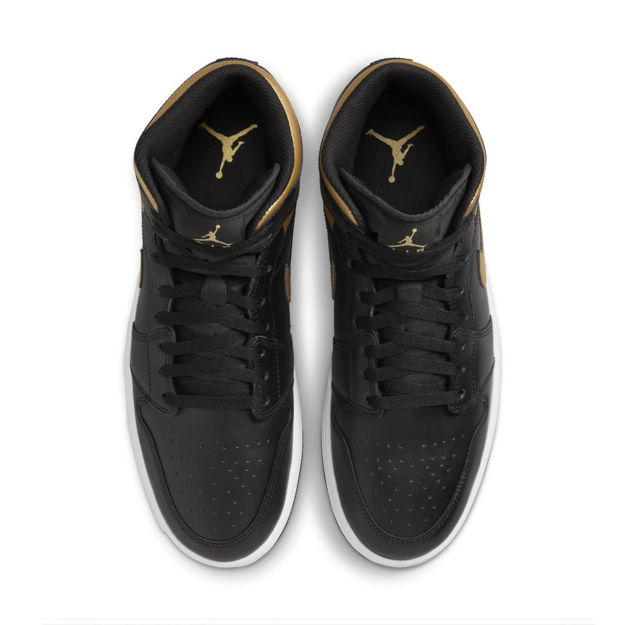 Nike Jordan Jordan 1 Mid Men Shoes - Black