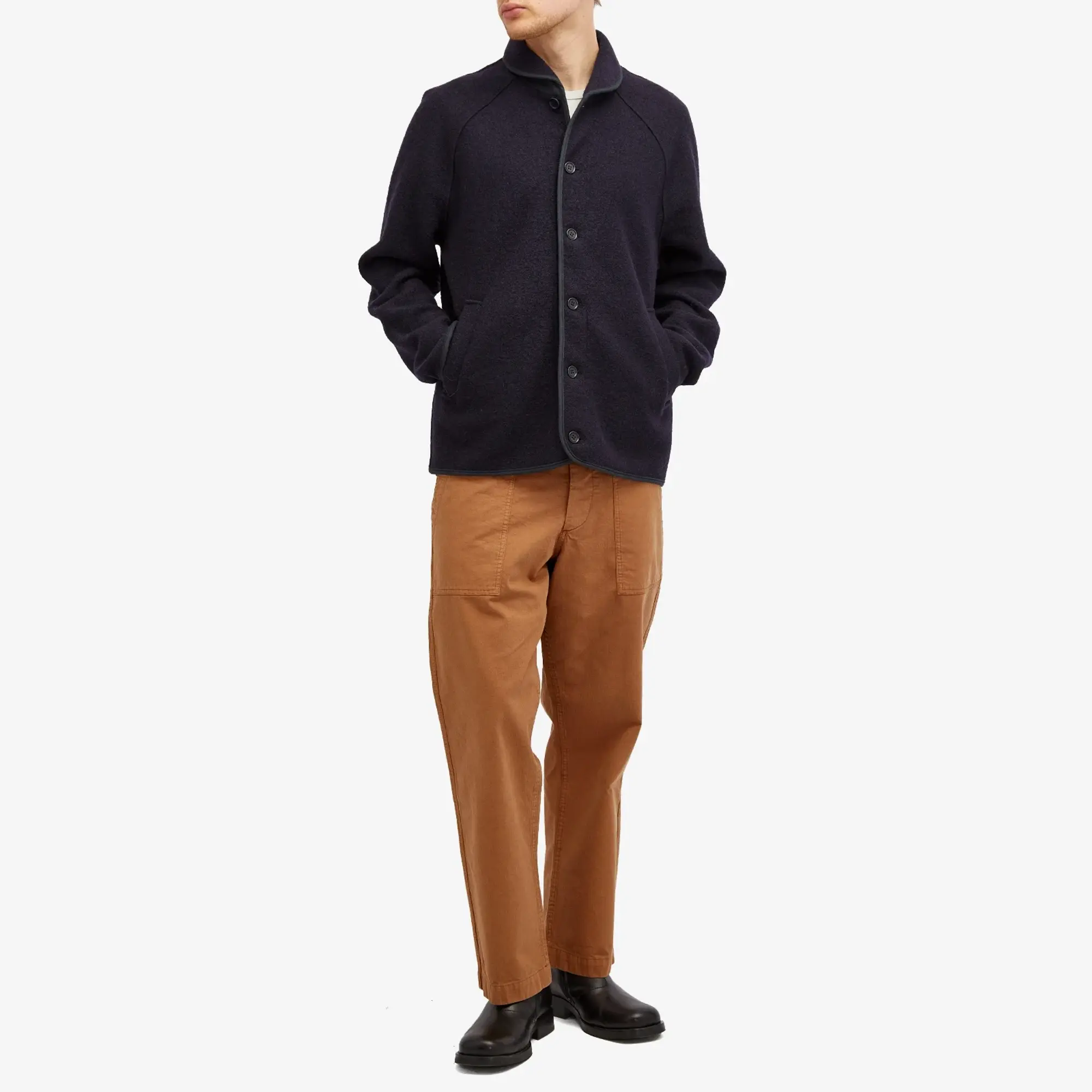 YMC Men's Radar Trouser Brown