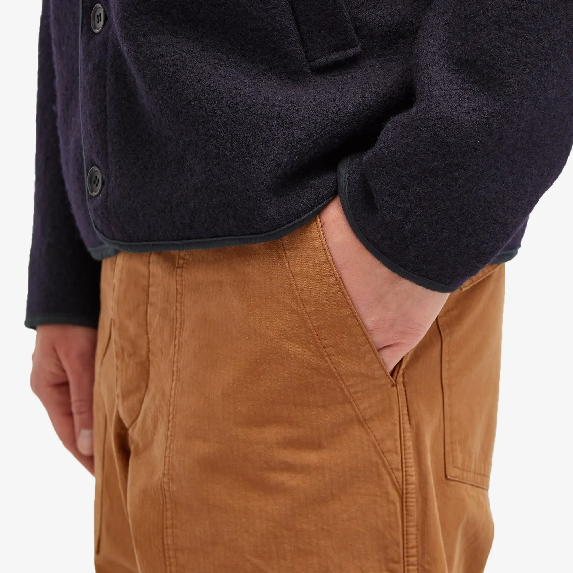 YMC Men's Radar Trouser Brown