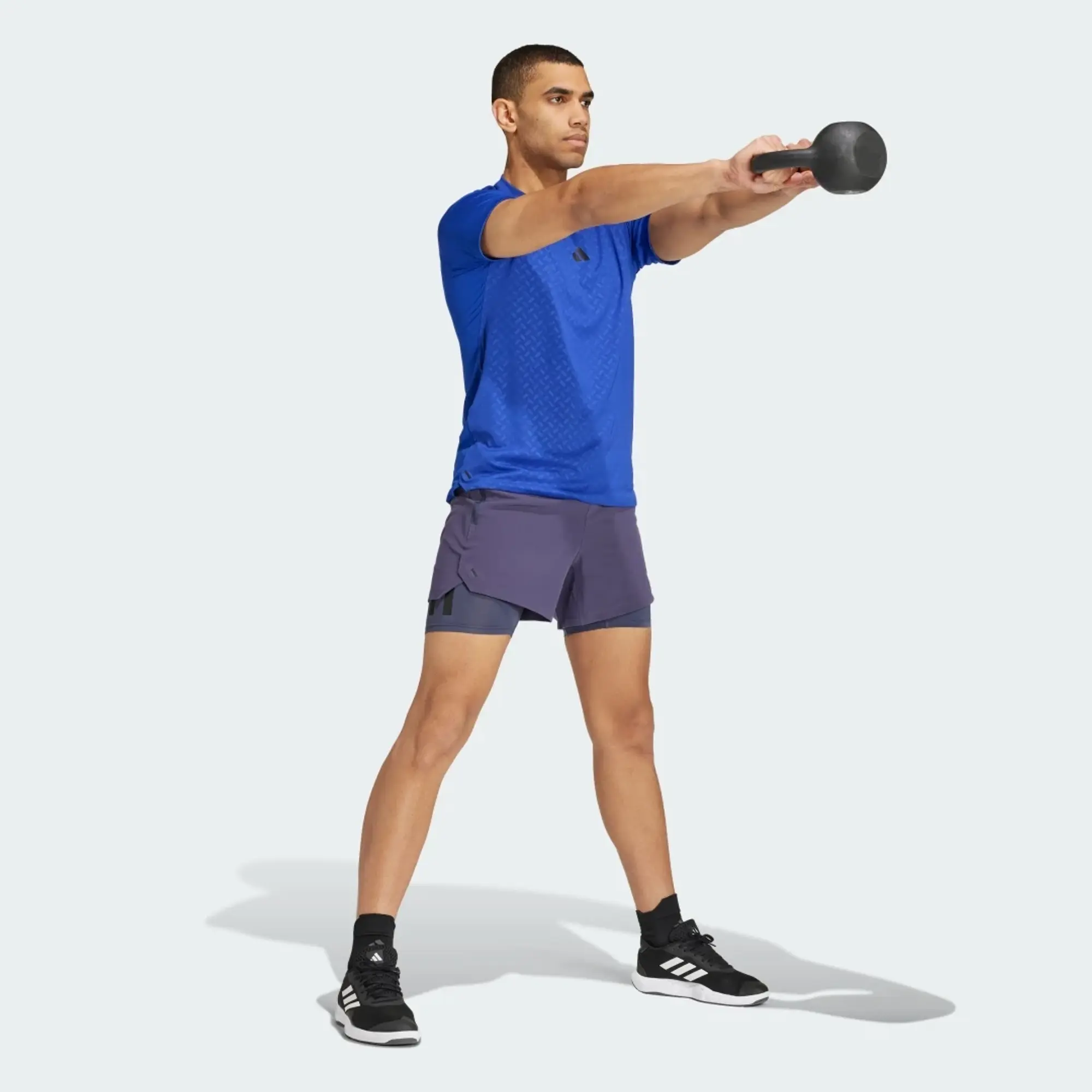 adidas Men Power Workout Two in One Shorts