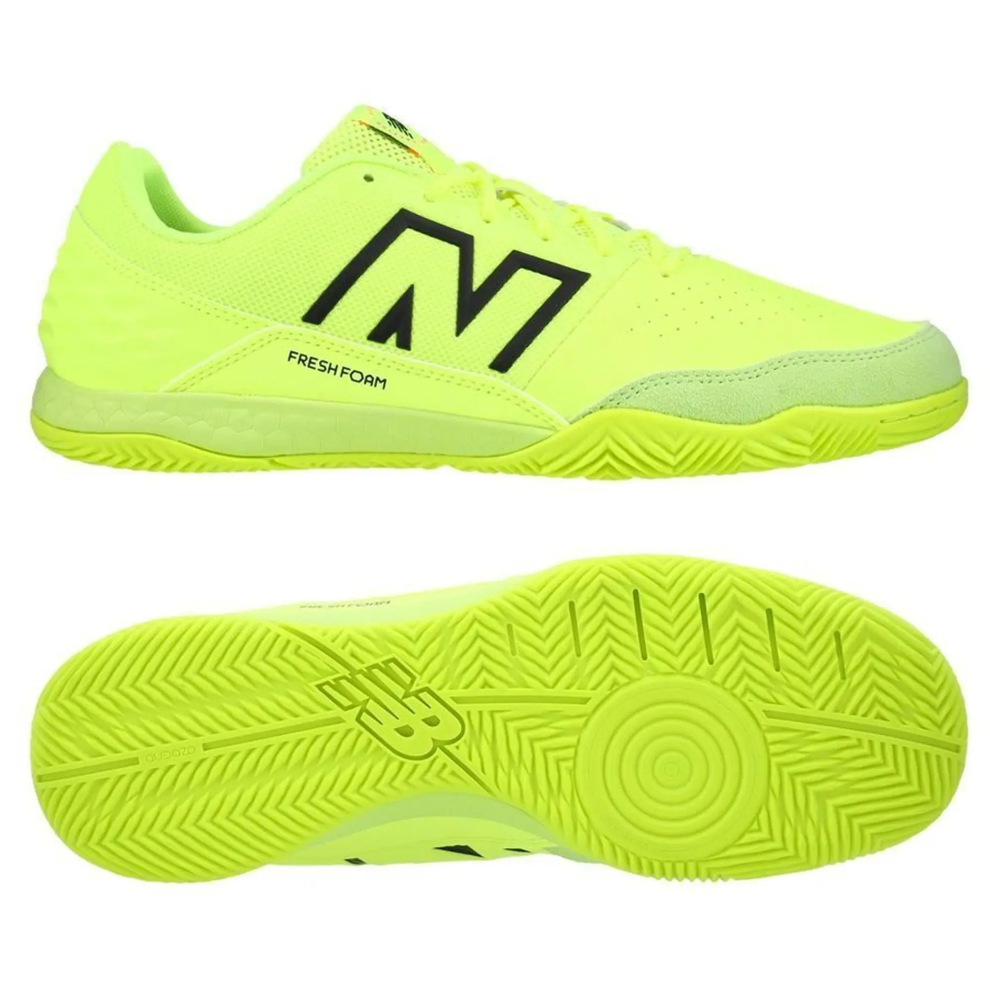 New Balance Unisex Audazo Command IN V6 in Yellow/Black Synthetic