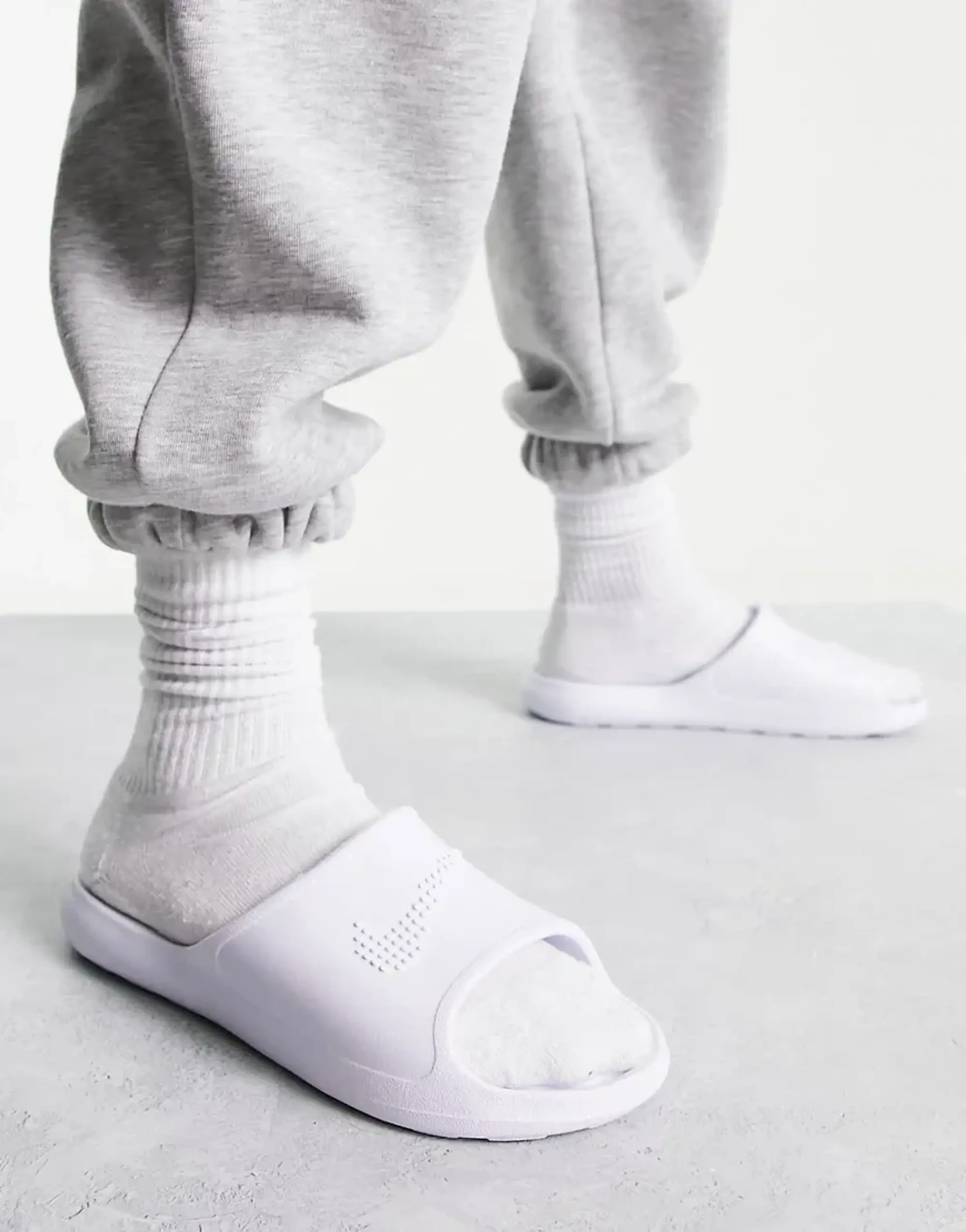 Nike Victori One Shower Sliders In White