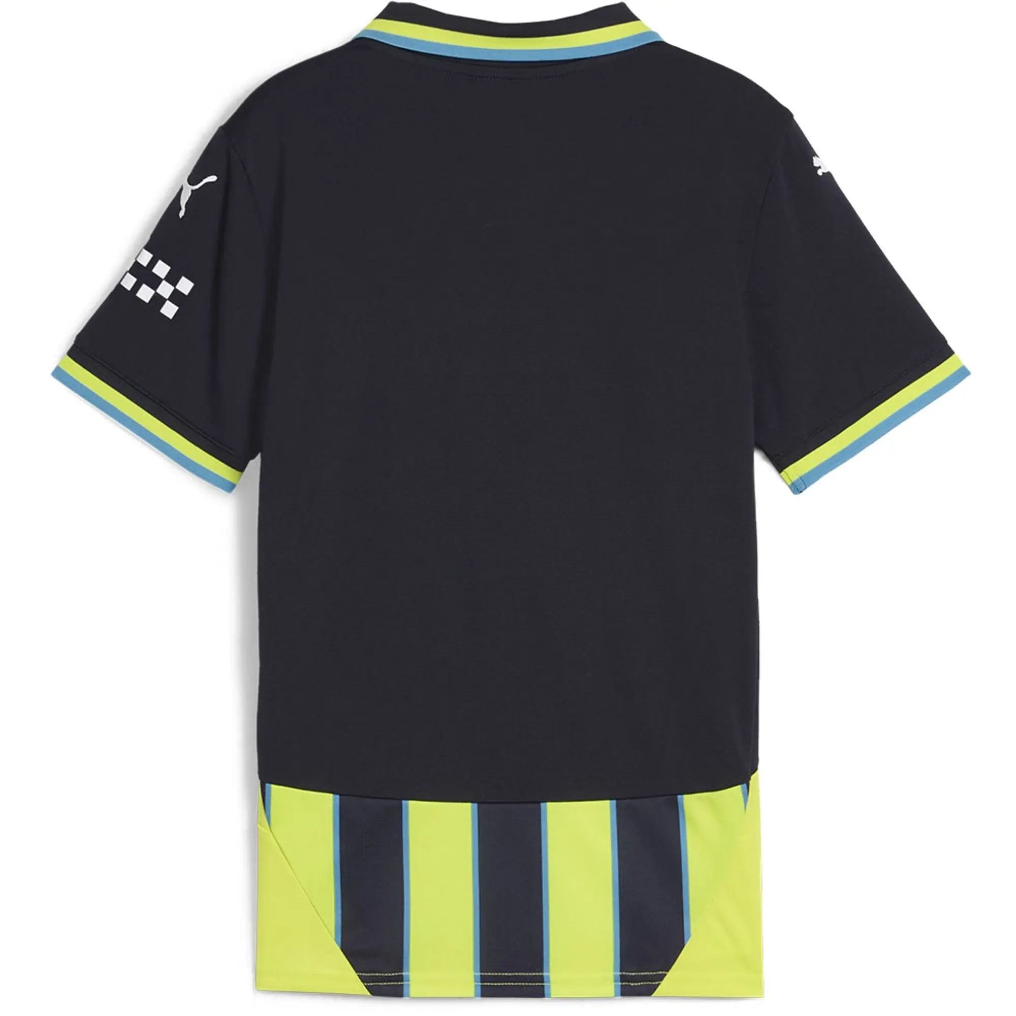 Puma Manchester City Away Shirt 2024/25 Kids - ['Black', 'Yellow']