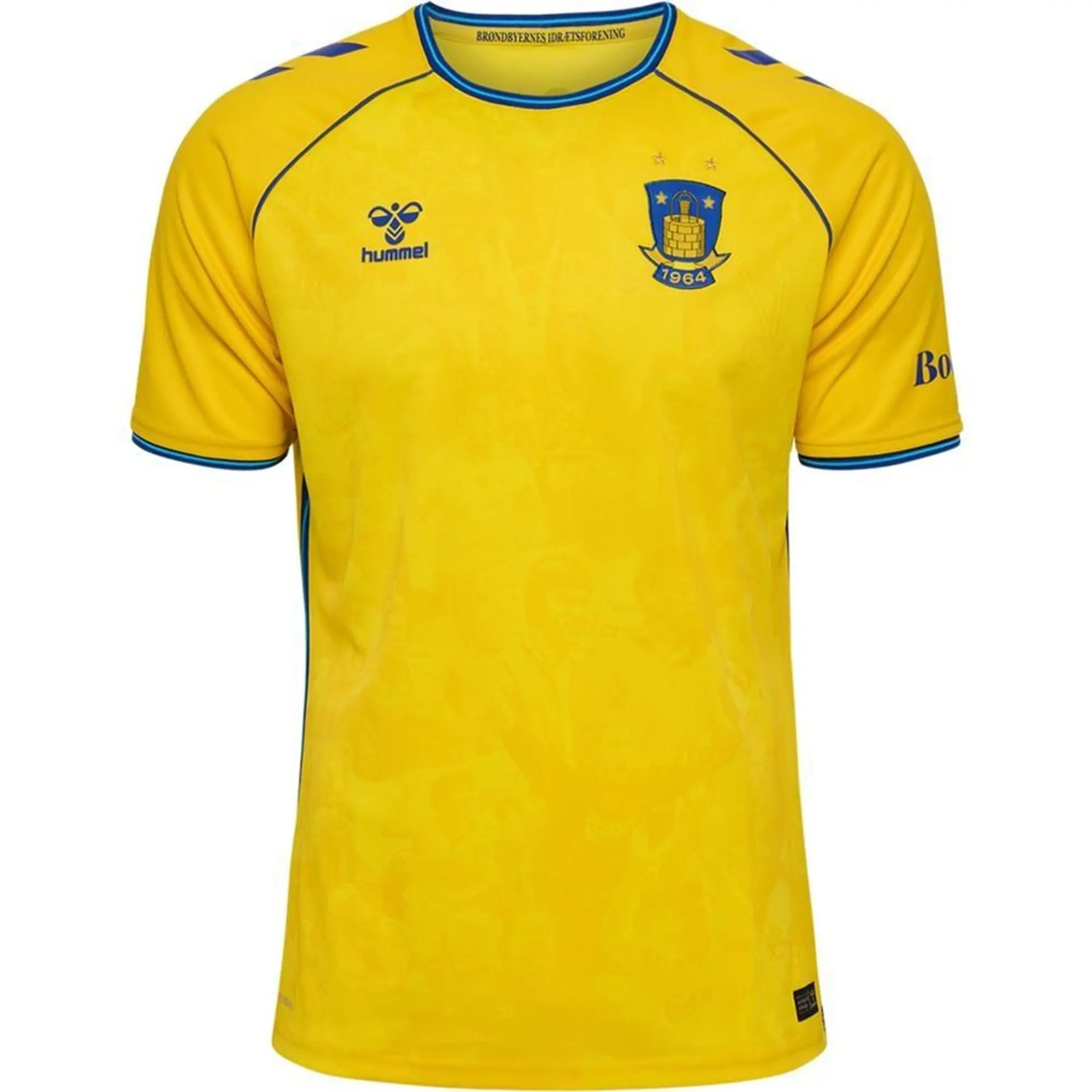 Hummel Brøndby If Home Shirt 2024/25 - ['Yellow']