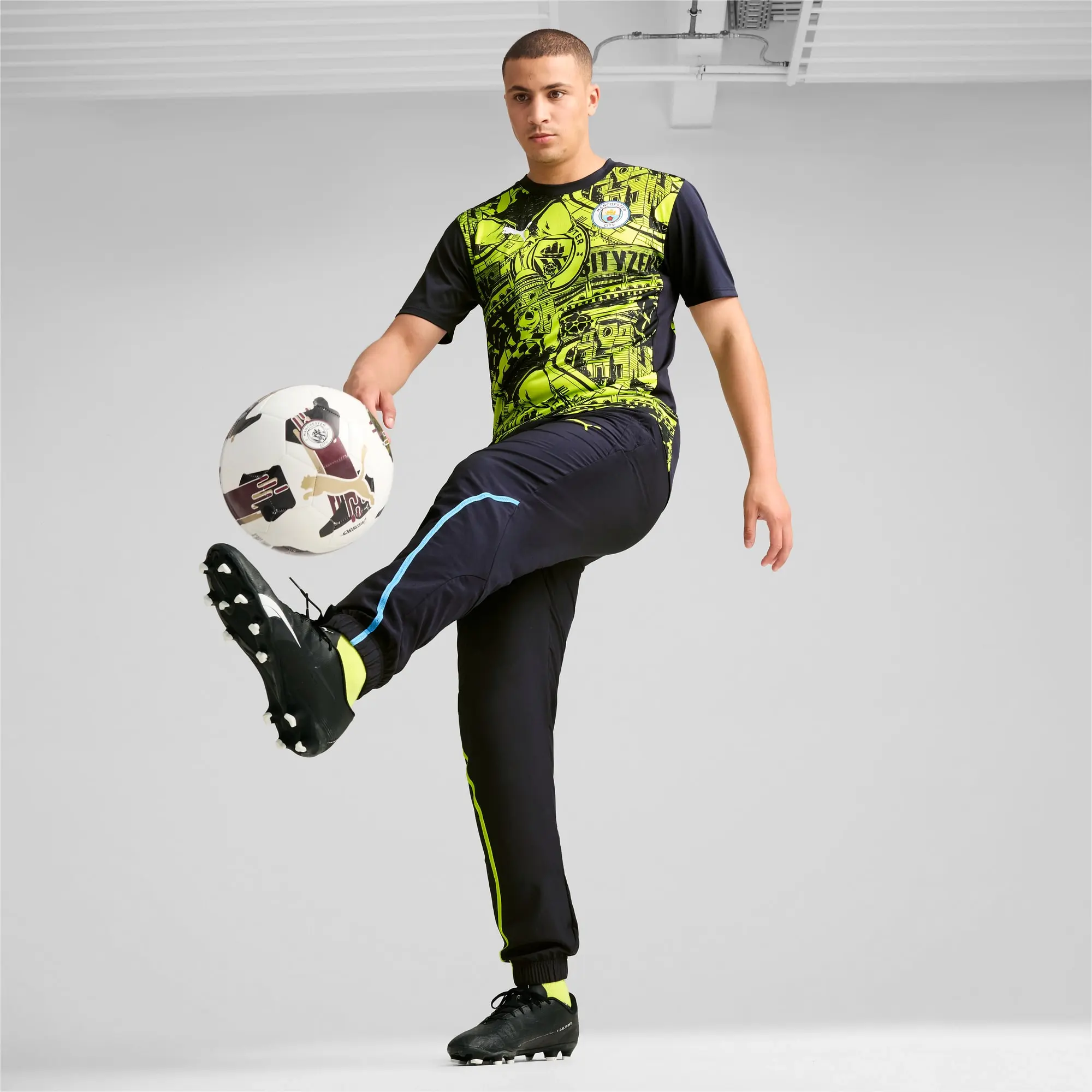 Puma Manchester City 24 25 SS Pre Match Shirt