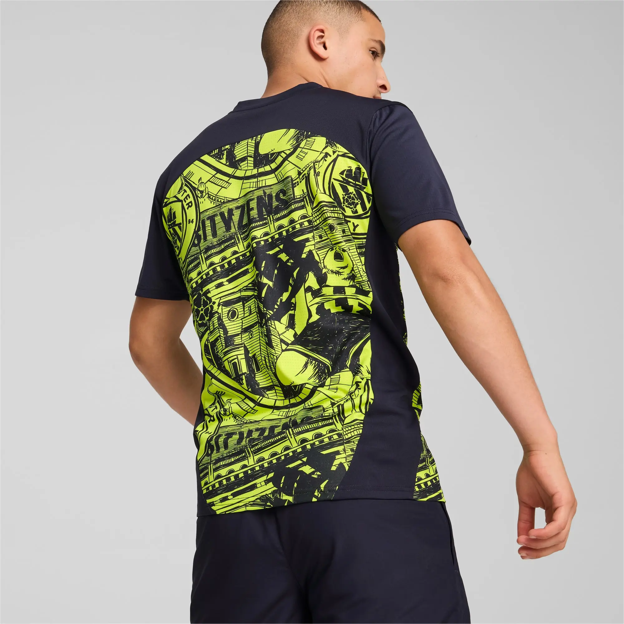 Puma Manchester City 24 25 SS Pre Match Shirt