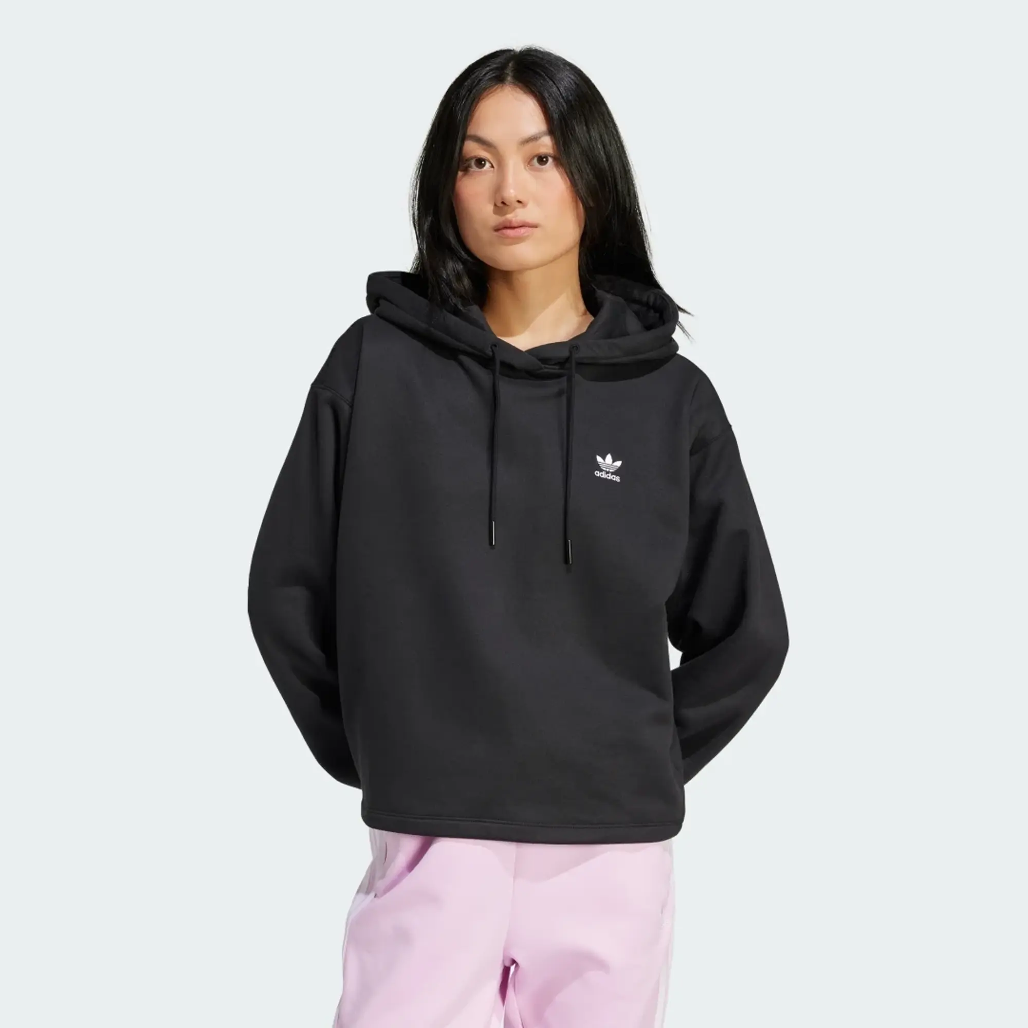 adidas Trefoil Cropped Hoodie