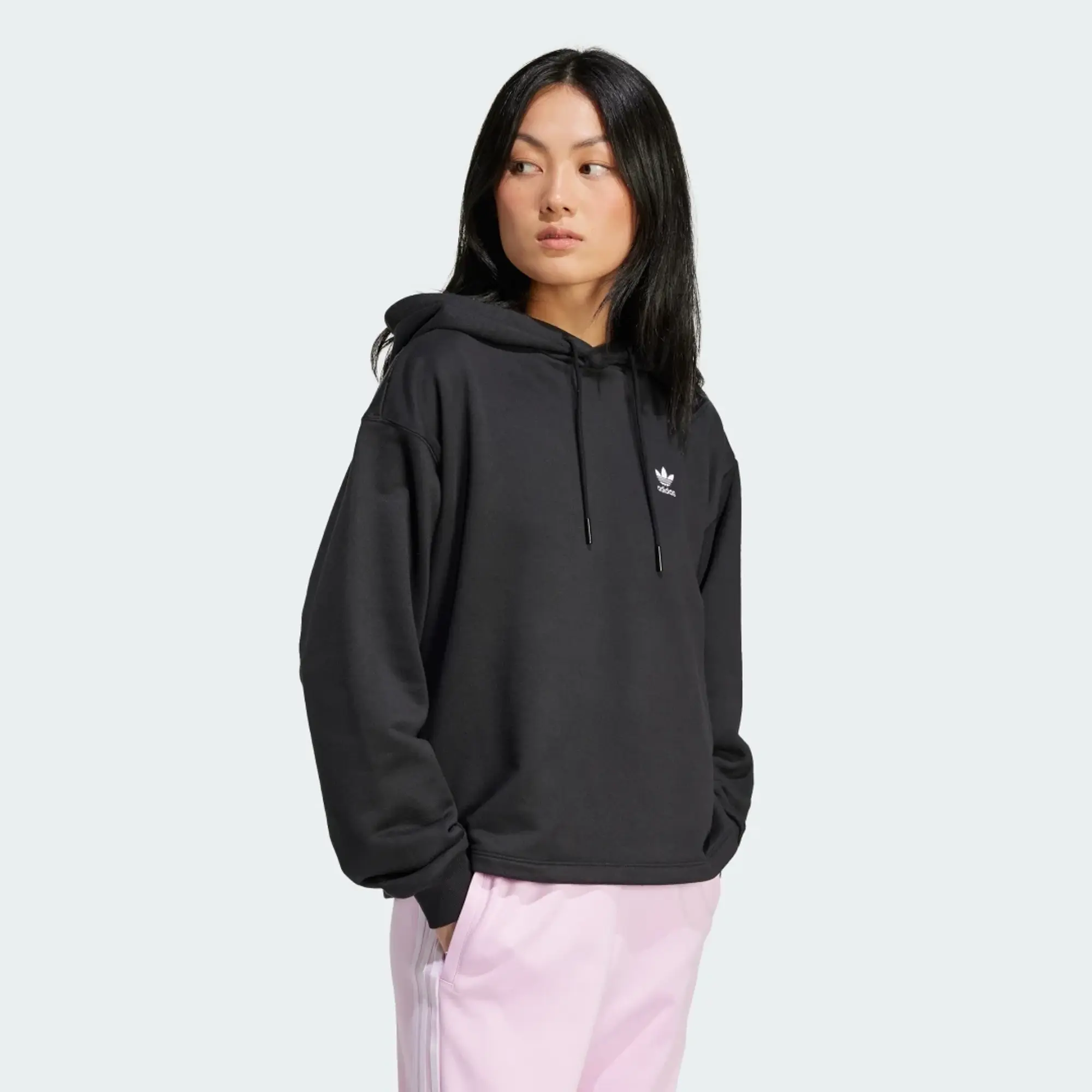 adidas Trefoil Cropped Hoodie