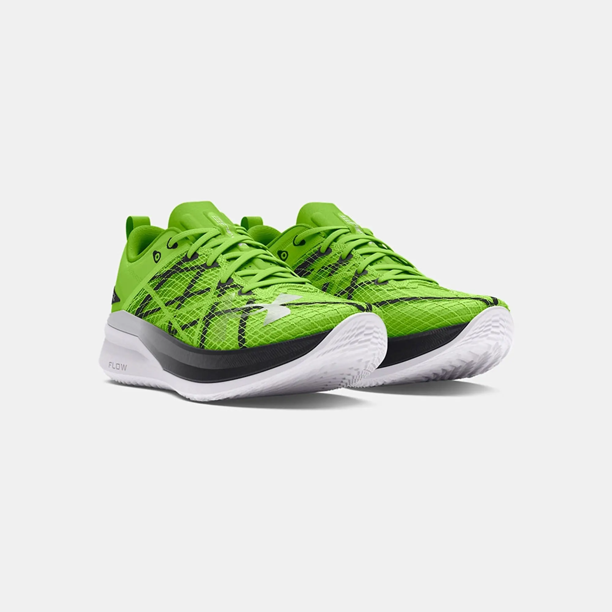 Unisex  Under Armour  Velociti Pro Running Shoes Morph Green / Anthracite / White 10.5