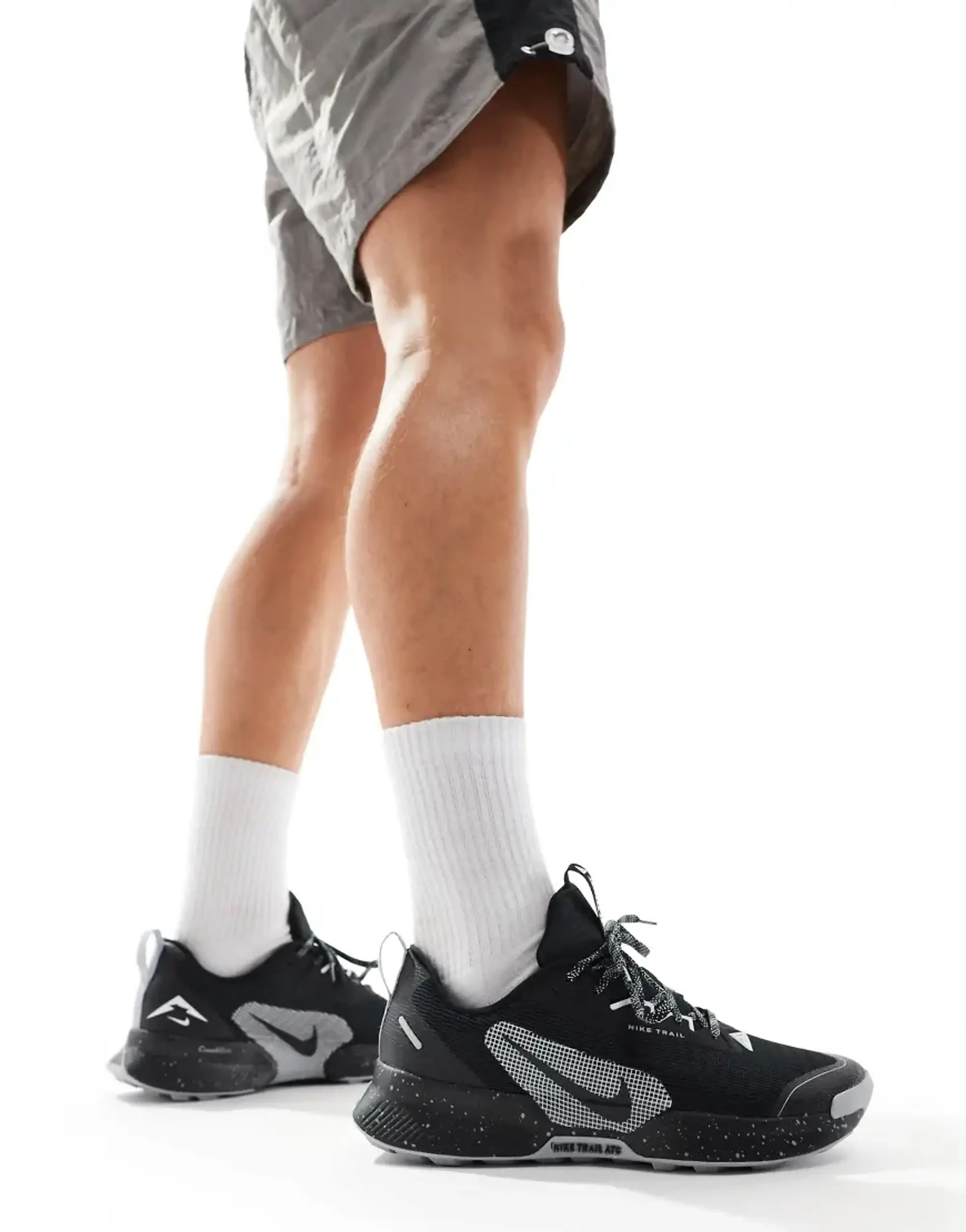 Nike Running Juniper Trail 3 Trainers In Black And Grey