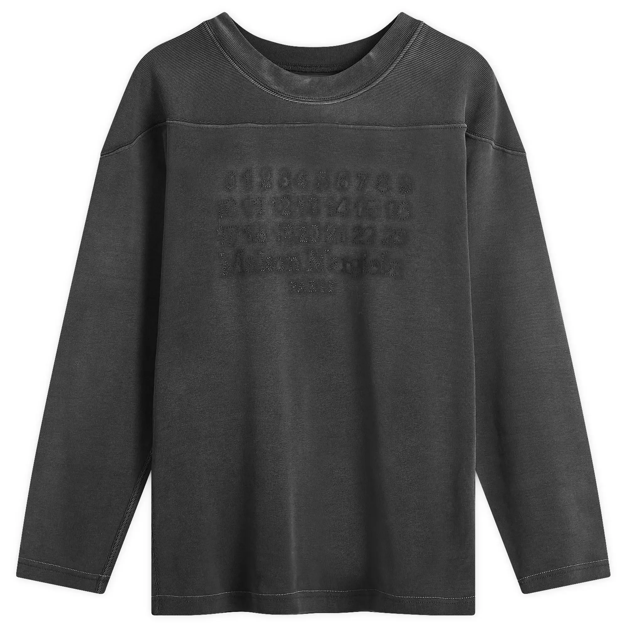 Maison Margiela Women's Faded Logo Sweater Black
