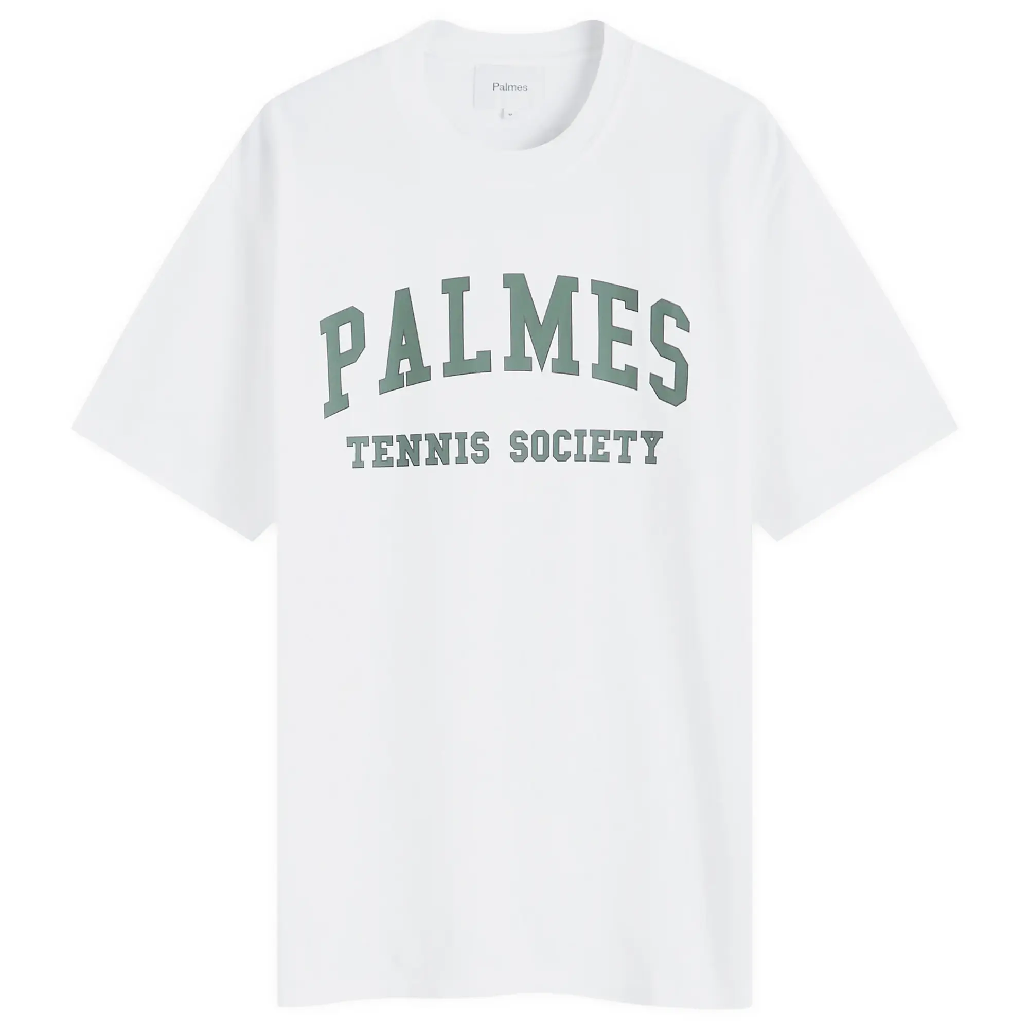 Palmes Men's Ivan Collegiate T-Shirt White/Green