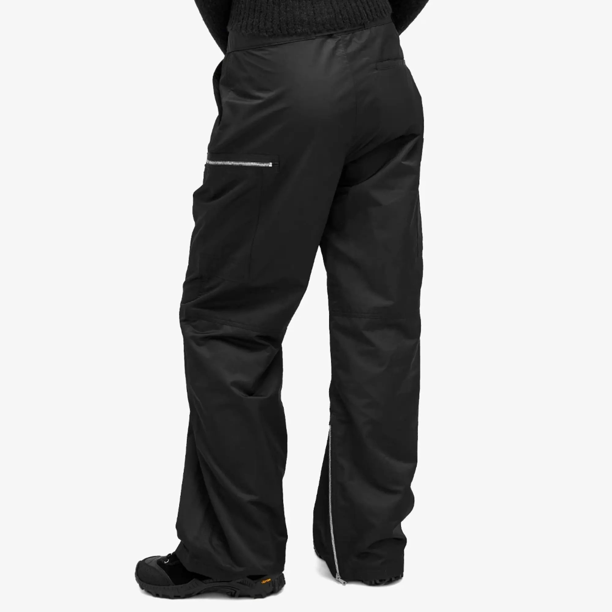 Our Legacy Women's Pilot Trouser Black High Gloss Sateen