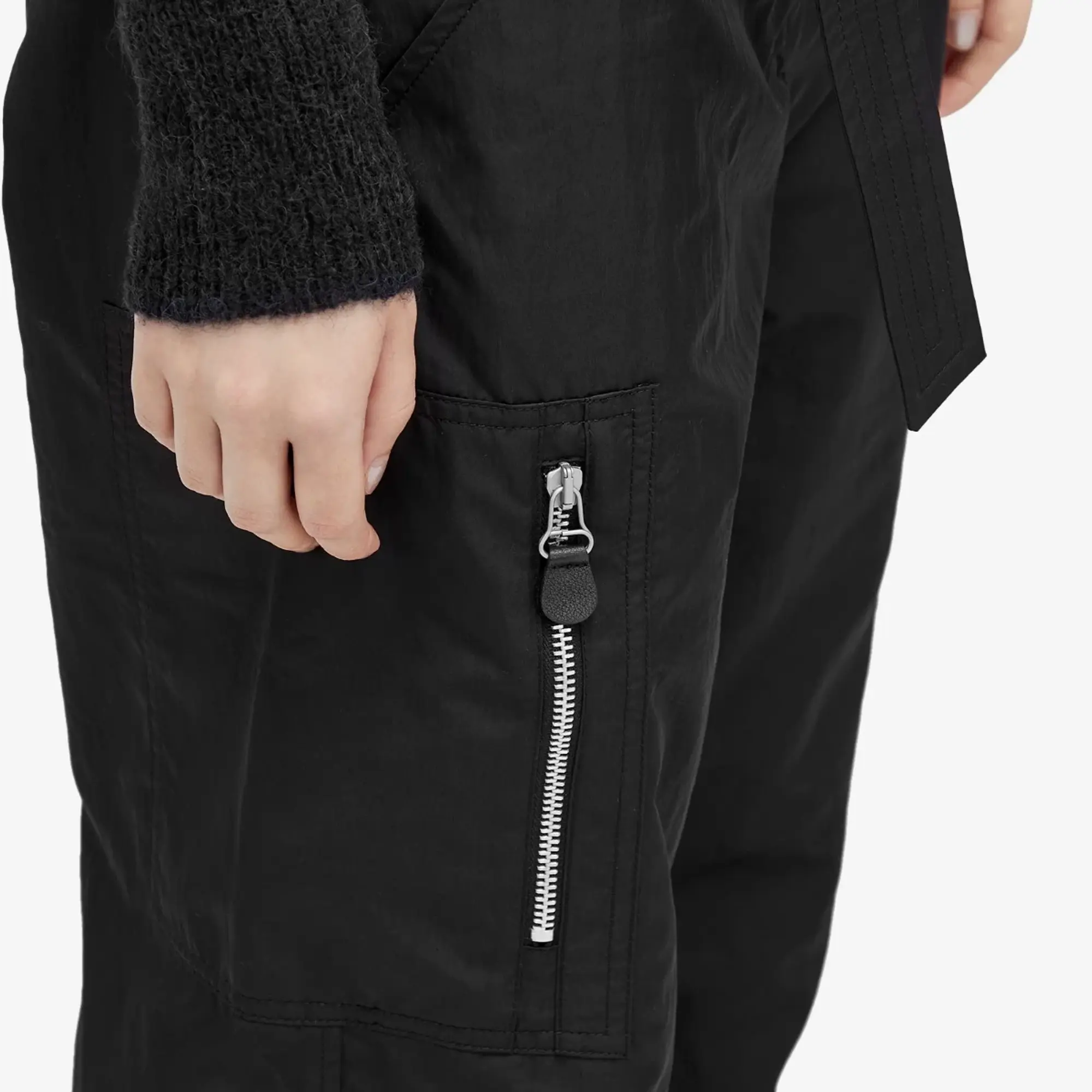 Our Legacy Women's Pilot Trouser Black High Gloss Sateen