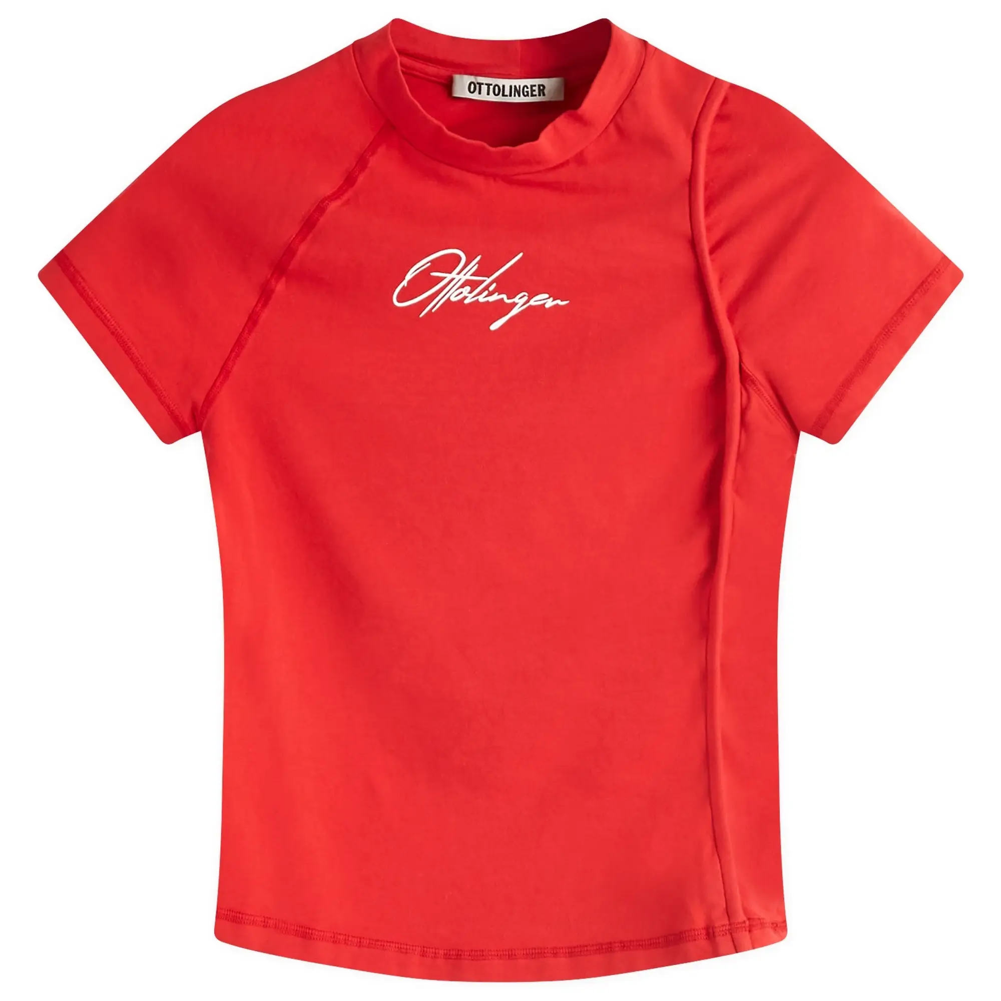 Ottolinger Women's Deconstructed T-Shirt Red