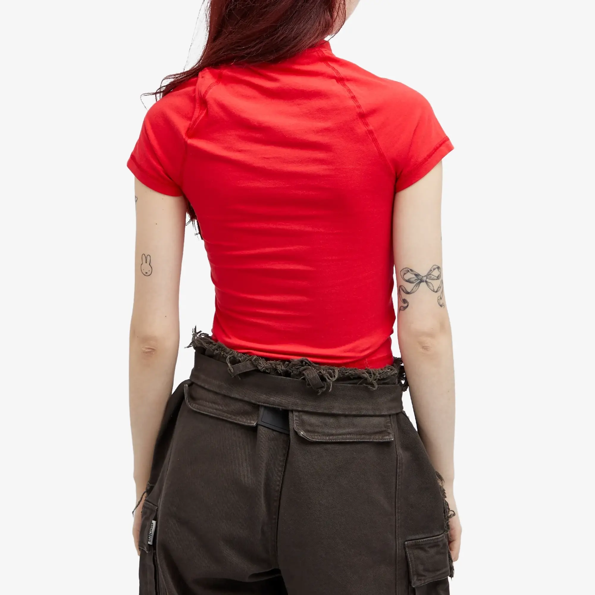 Ottolinger Women's Deconstructed T-Shirt Red