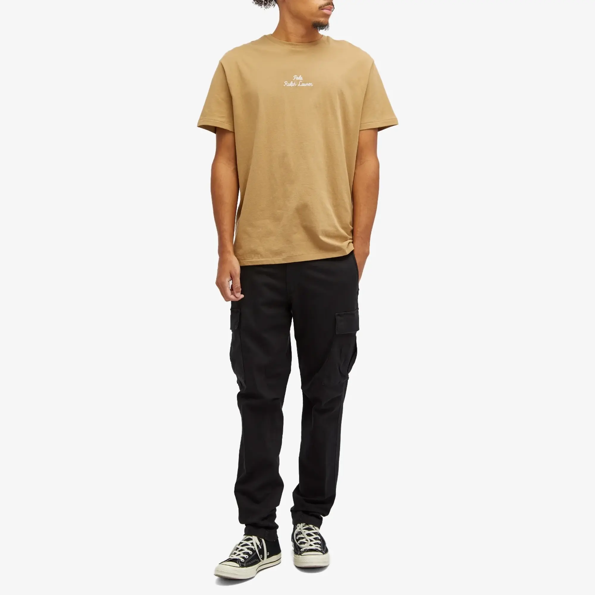 Polo Ralph Lauren Men's Script Logo T-Shirt New Bronze