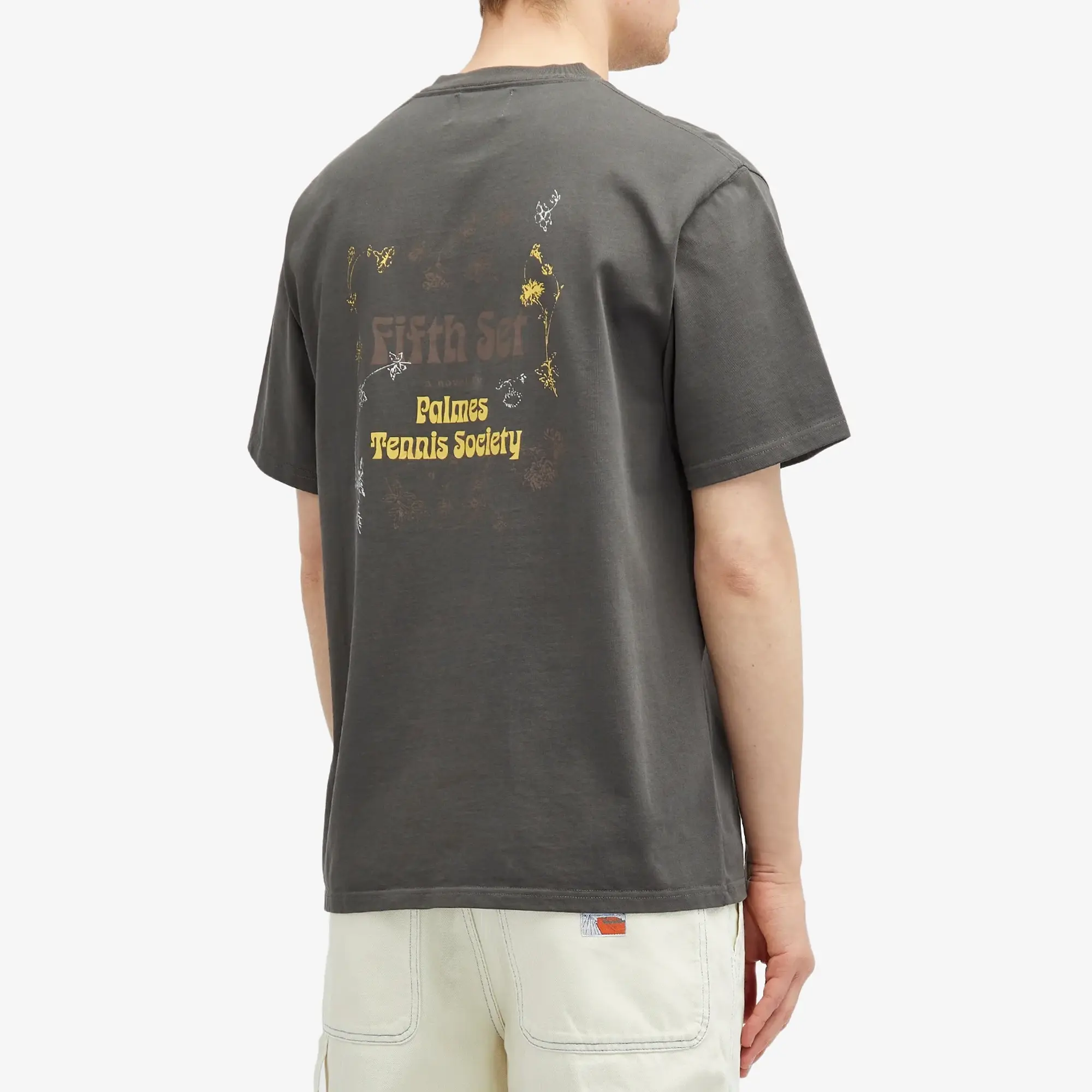 Palmes Men's Fifth Pocket T-Shirt Charcoal
