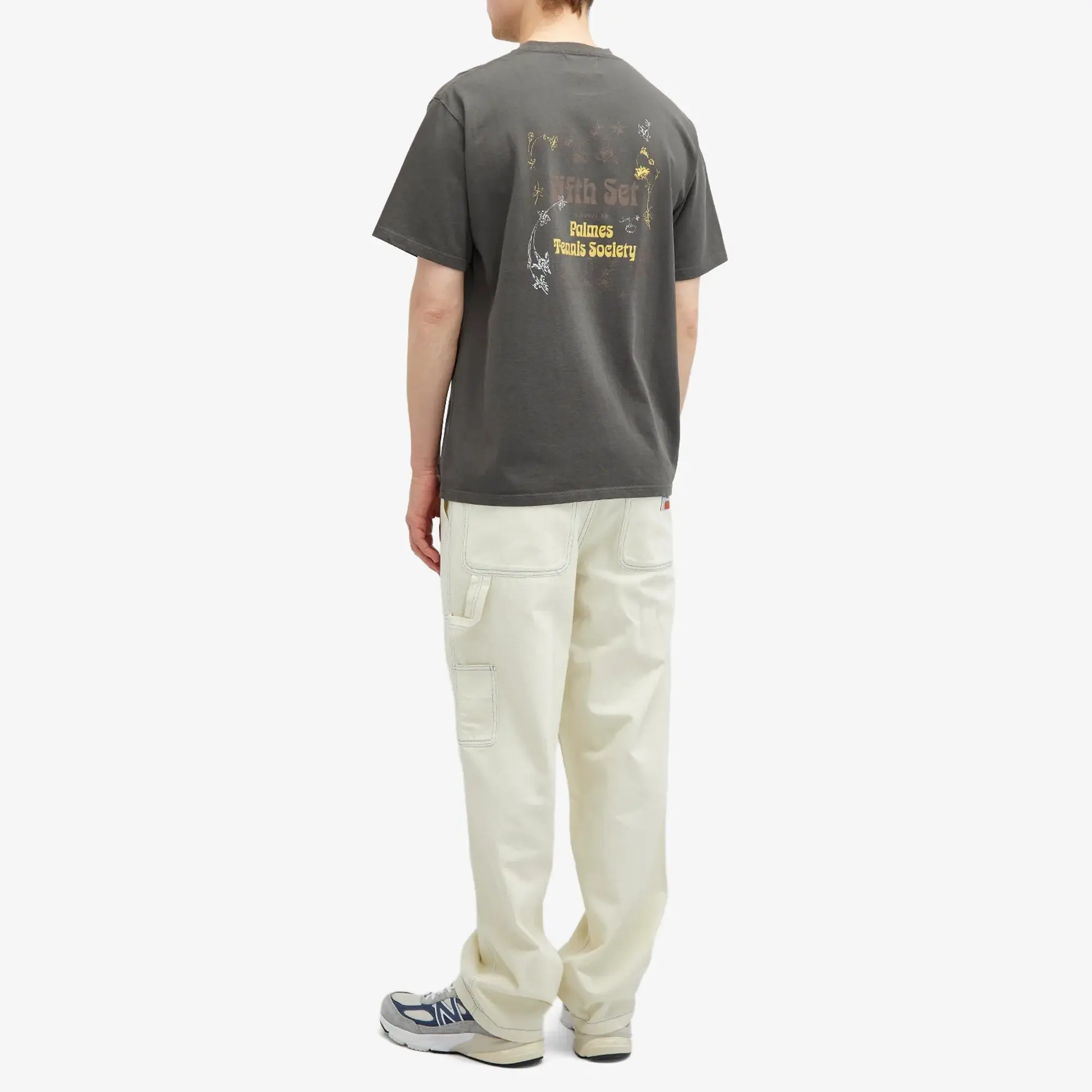 Palmes Men's Fifth Pocket T-Shirt Charcoal