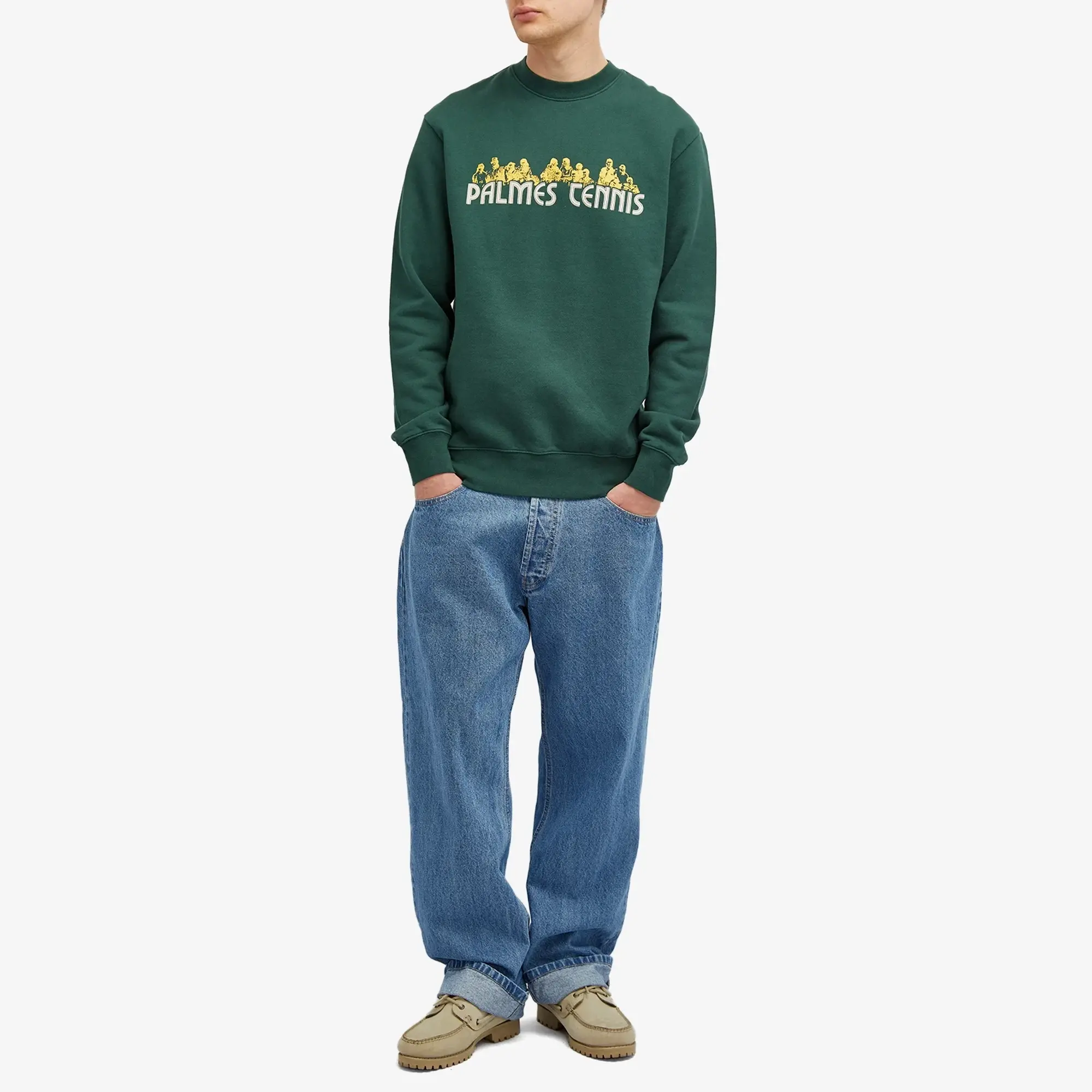 Palmes Men's Entou Sweatshirt Dark Green