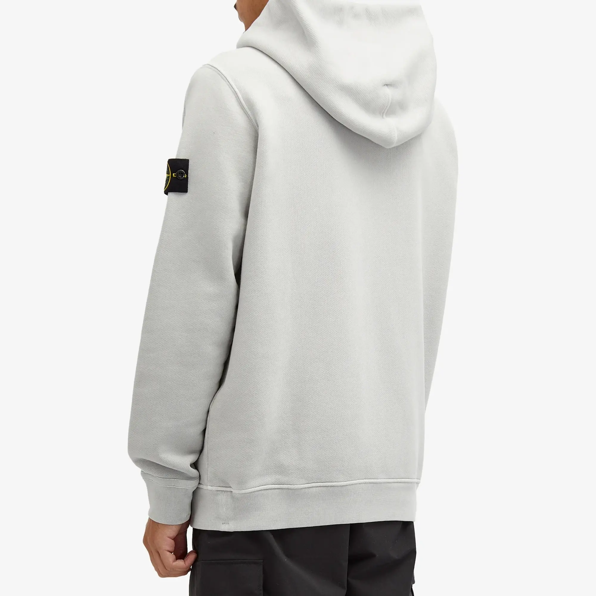 Stone Island Men's Diagonal Fleece Old Effect Hoodie Grey