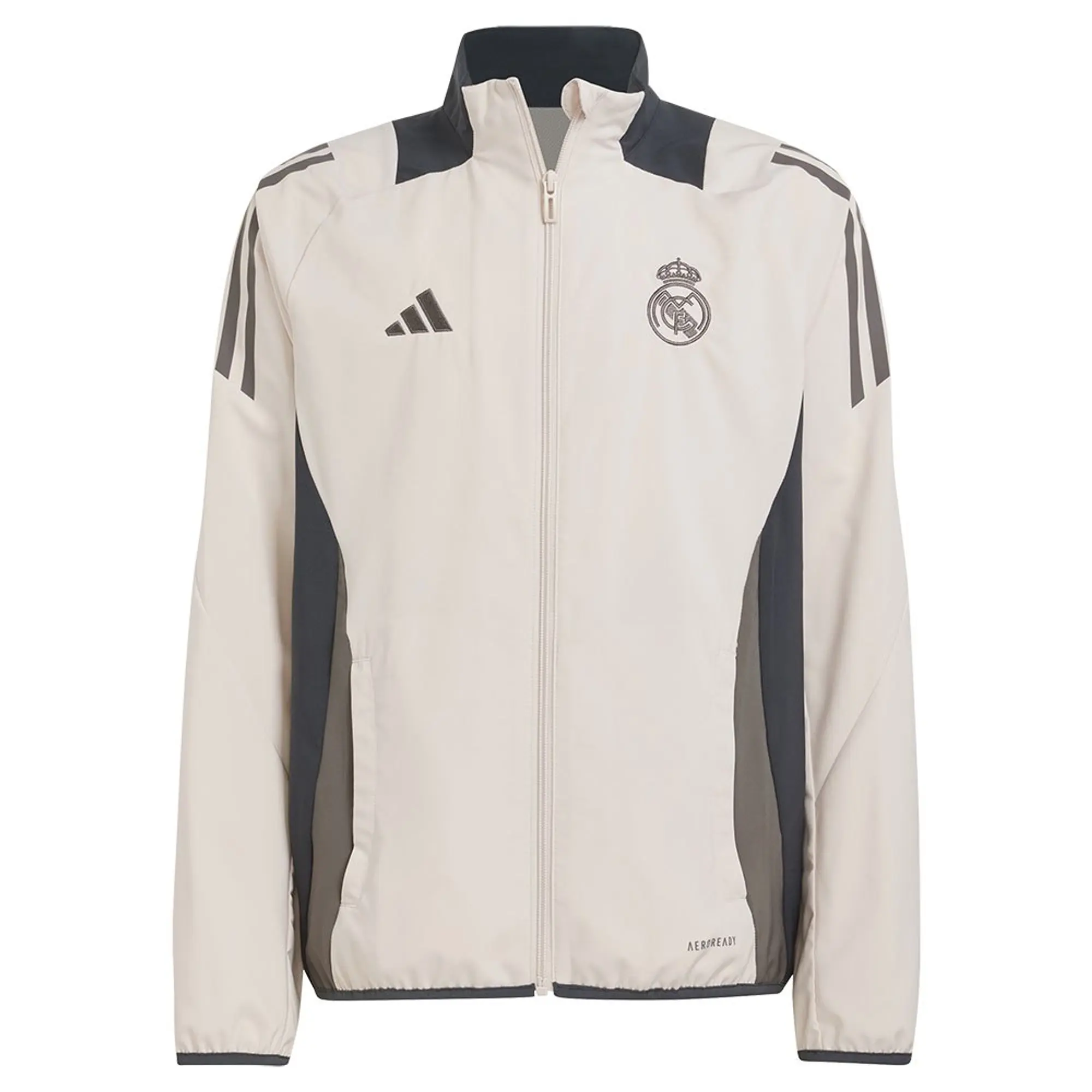 Real Madrid adidas European Training Presentation Jacket - Putty Mauve - Kids