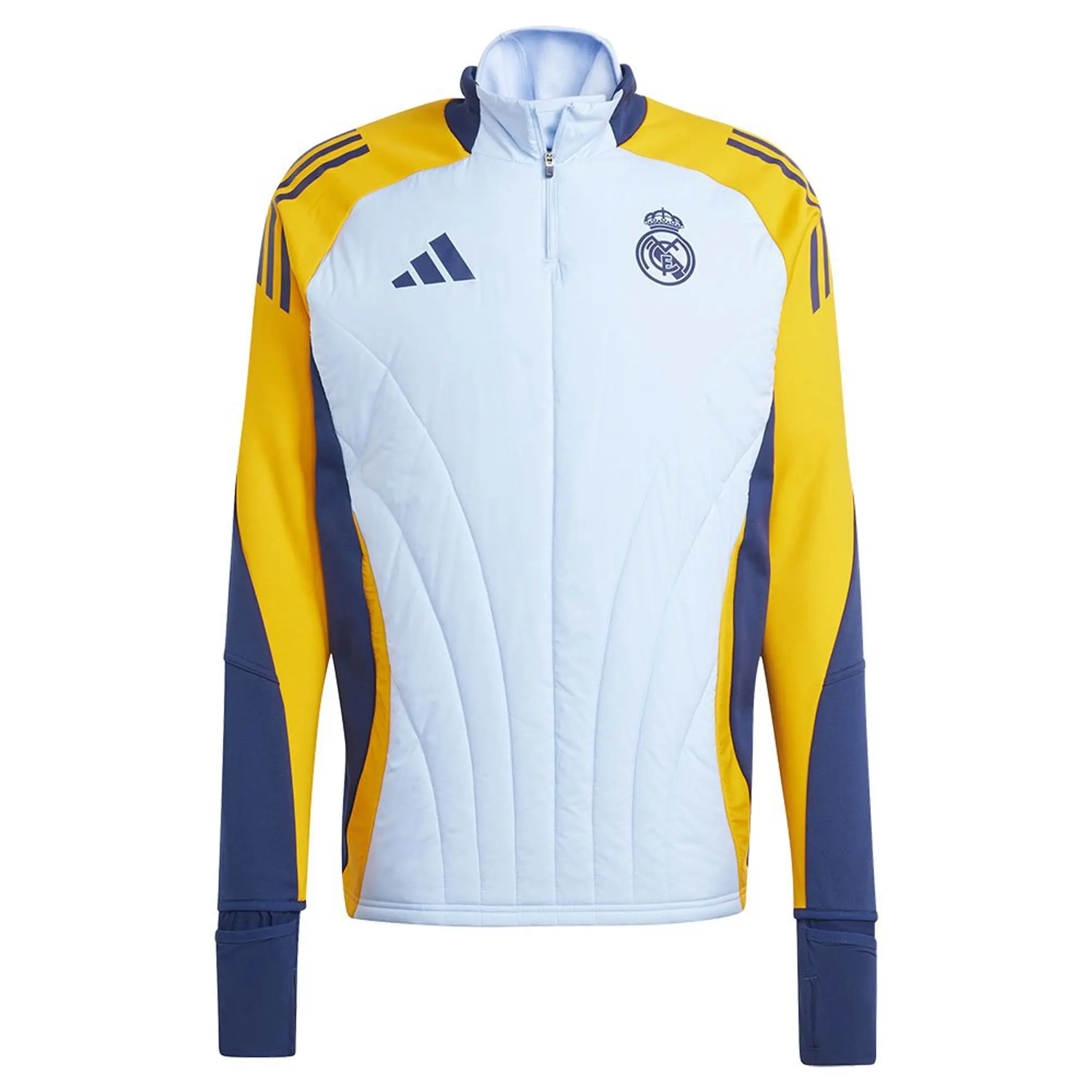 Adidas Real Madrid 24/25 Winterized Tracksuit Jacket  - Yellow