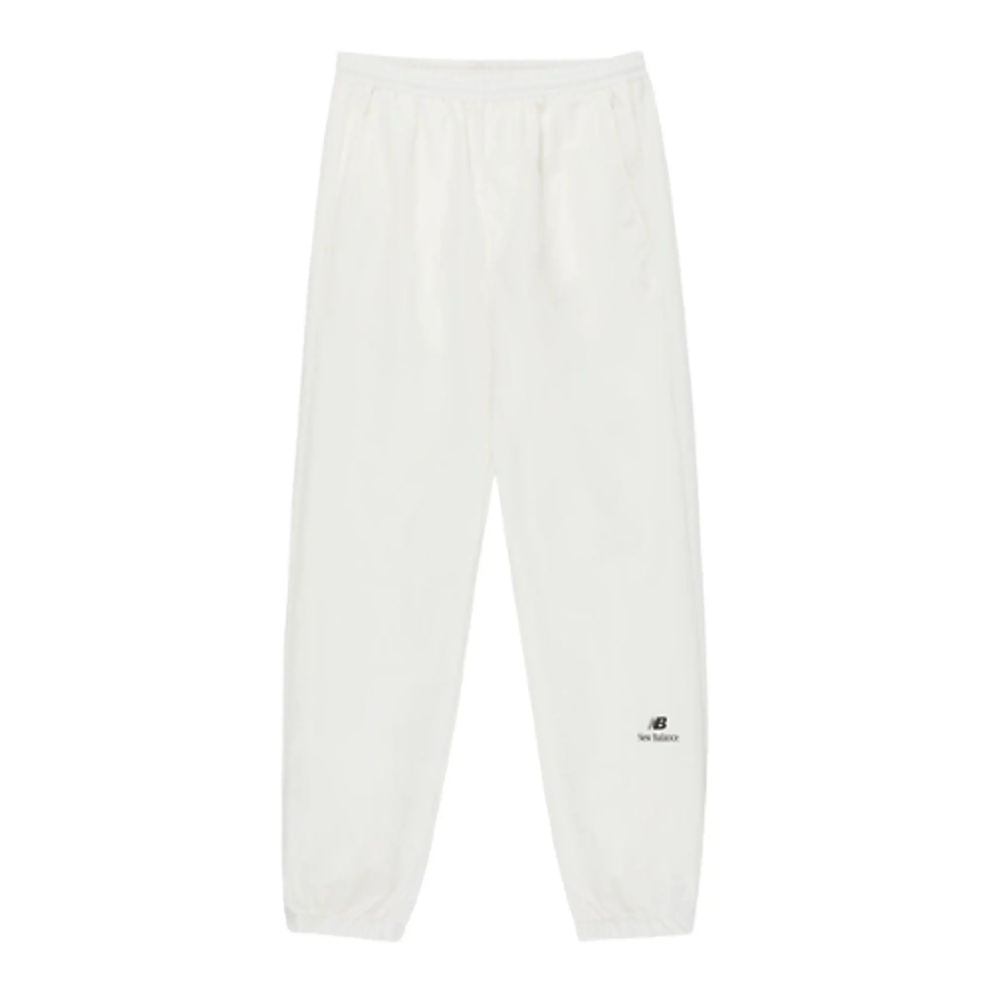 New Balance Men's MADE in USA Woven Track Pant in White Nylon