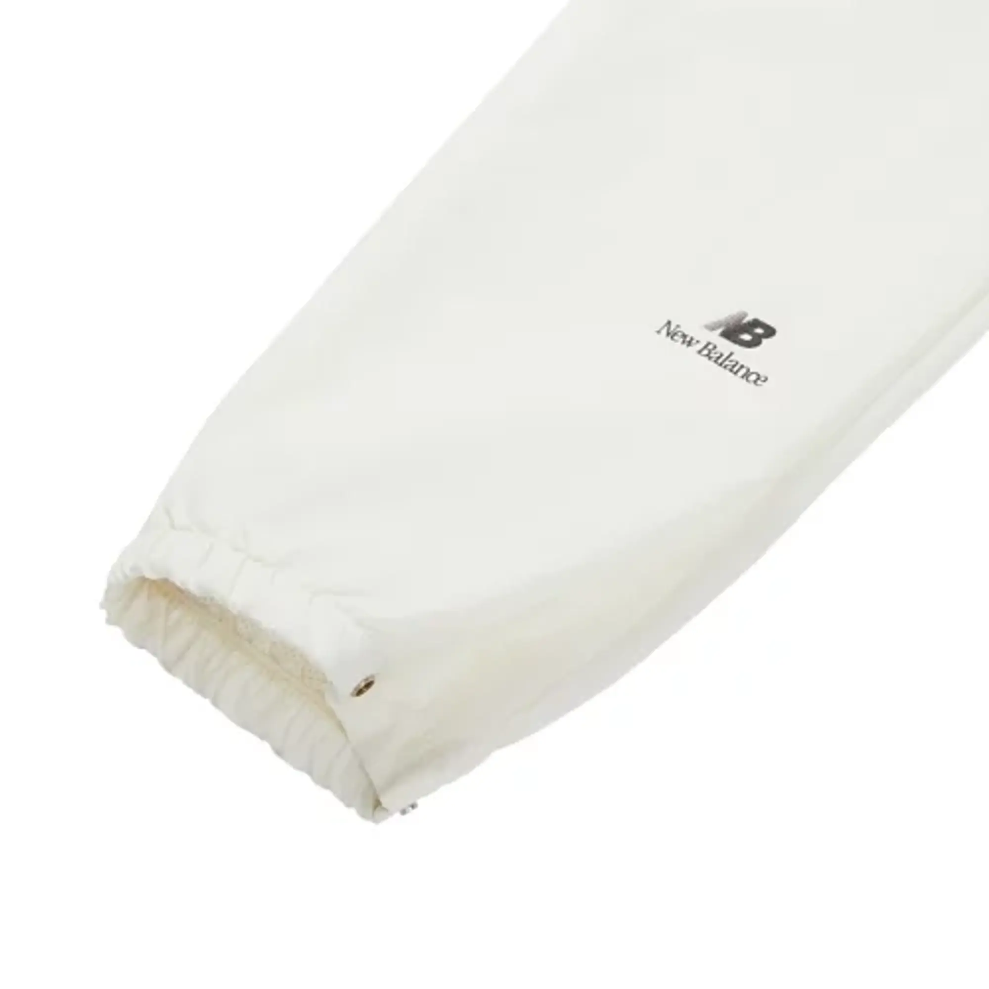 New Balance Men's MADE in USA Woven Track Pant in White Nylon
