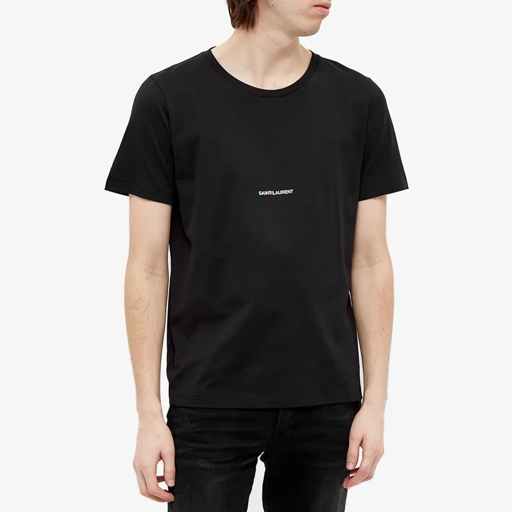 Saint laurent archive logo tee on sale