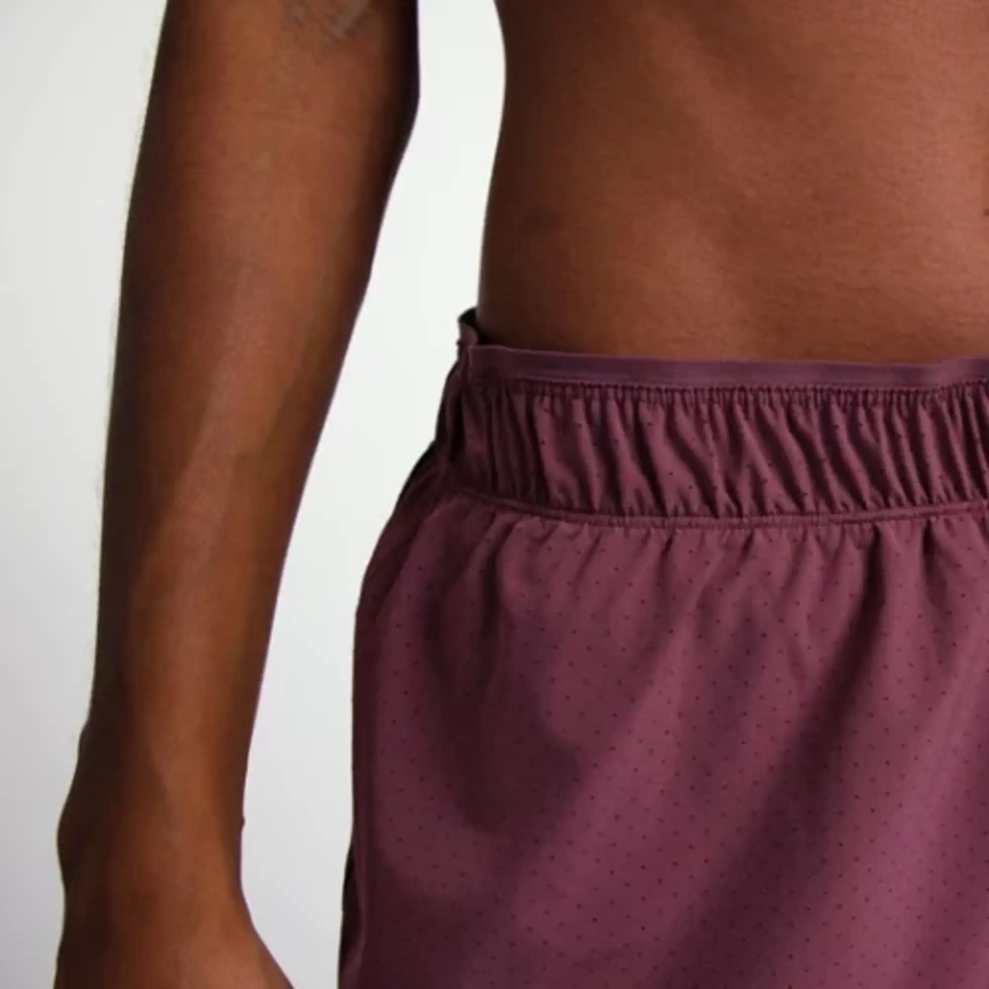New Balance Women's RC Short 3 in Brown Polywoven